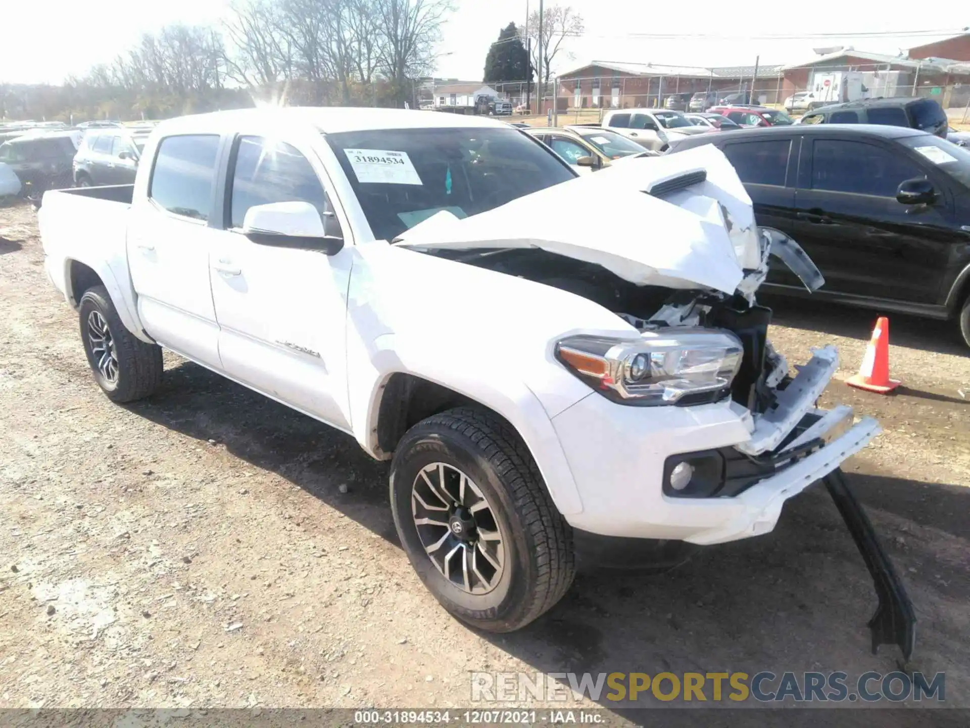 1 Photograph of a damaged car 3TMCZ5AN3MM418419 TOYOTA TACOMA 4WD 2021