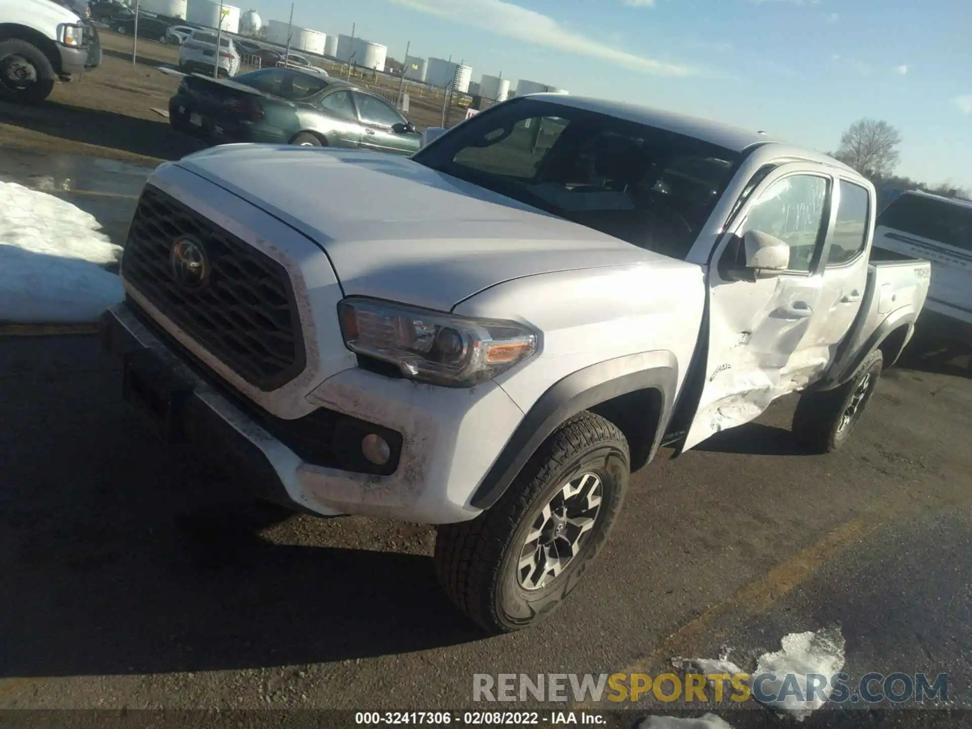 2 Photograph of a damaged car 3TMCZ5AN3MM420333 TOYOTA TACOMA 4WD 2021