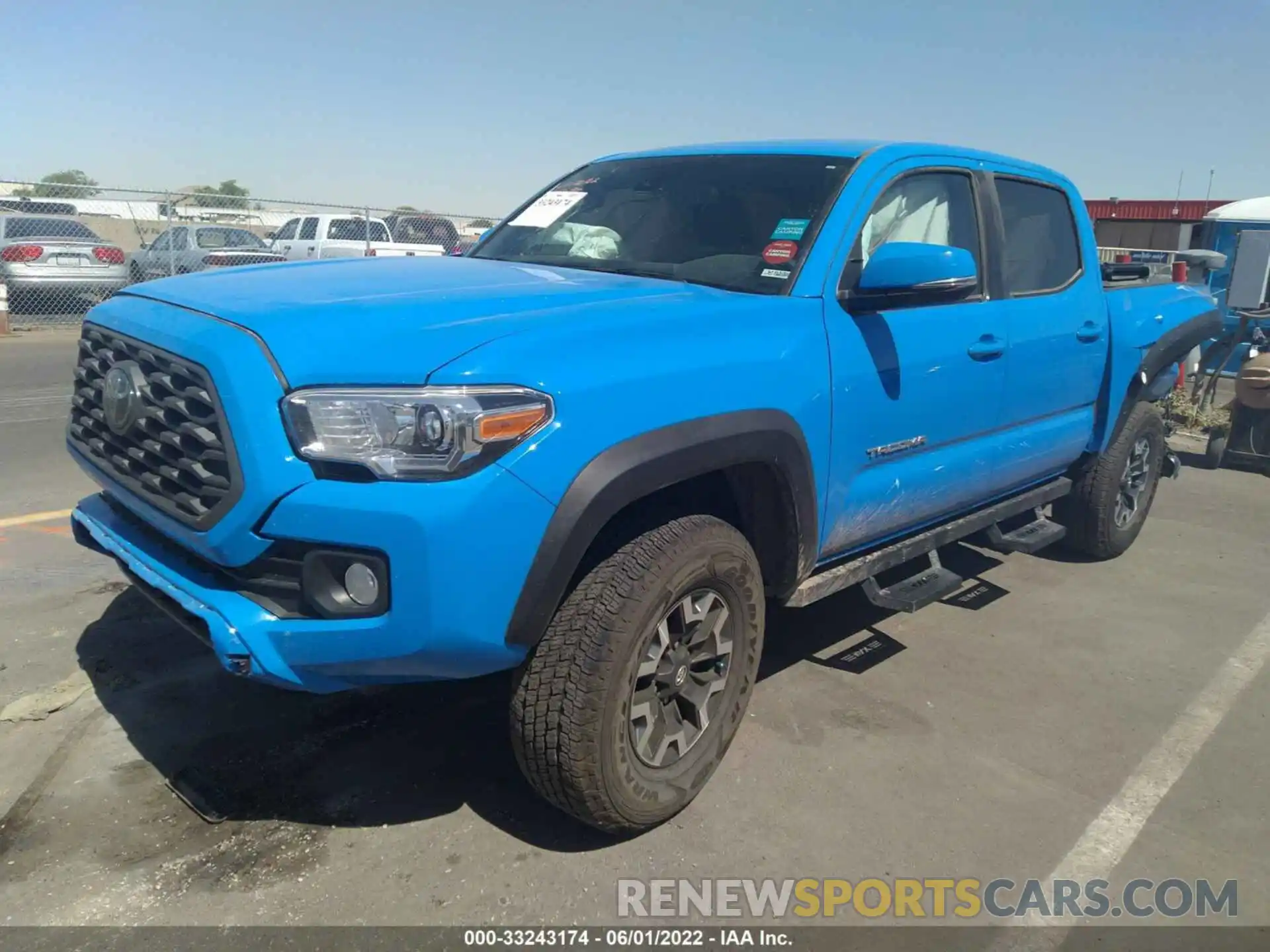 2 Photograph of a damaged car 3TMCZ5AN3MM433115 TOYOTA TACOMA 4WD 2021