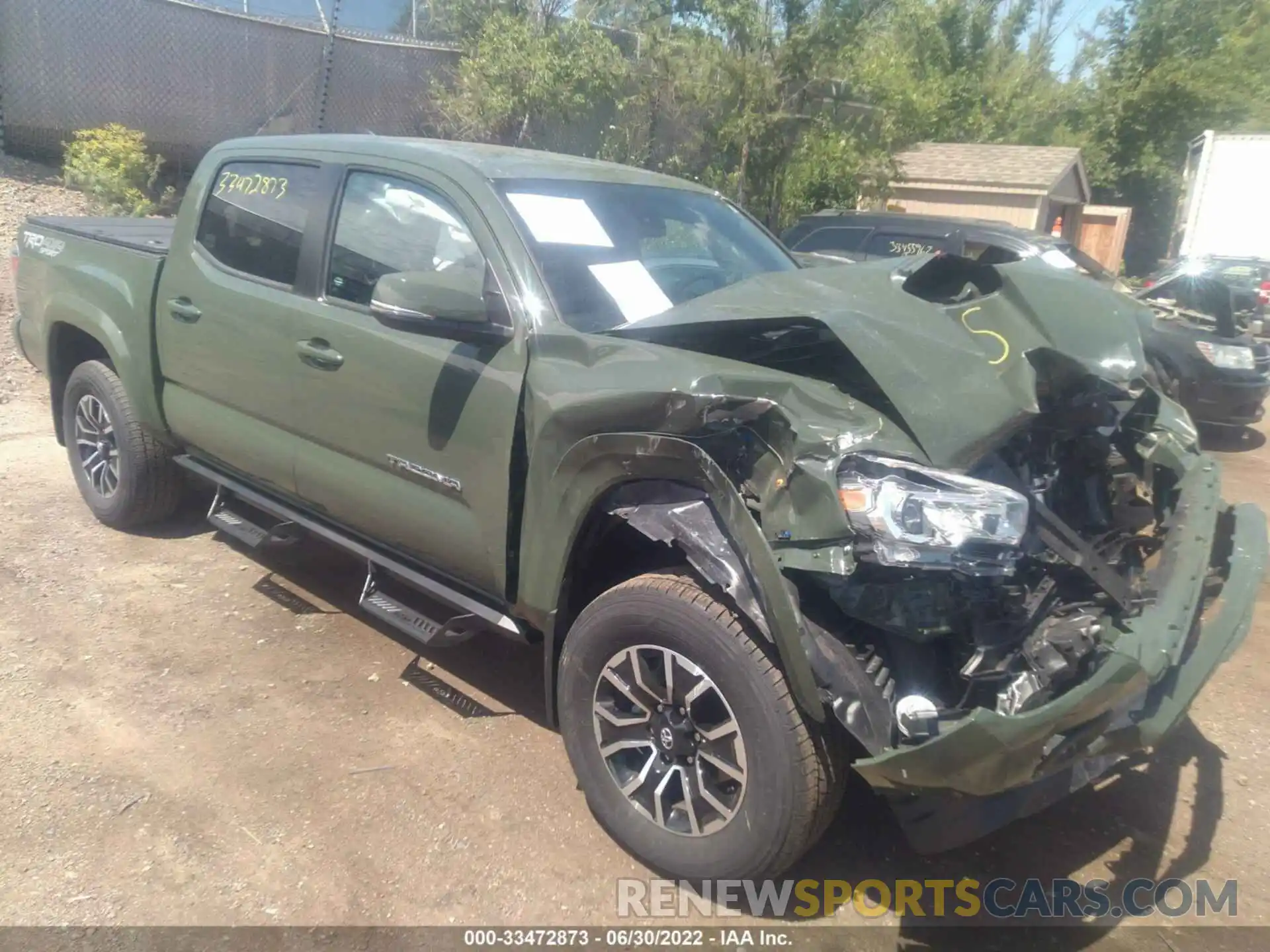 1 Photograph of a damaged car 3TMCZ5AN3MM450531 TOYOTA TACOMA 4WD 2021