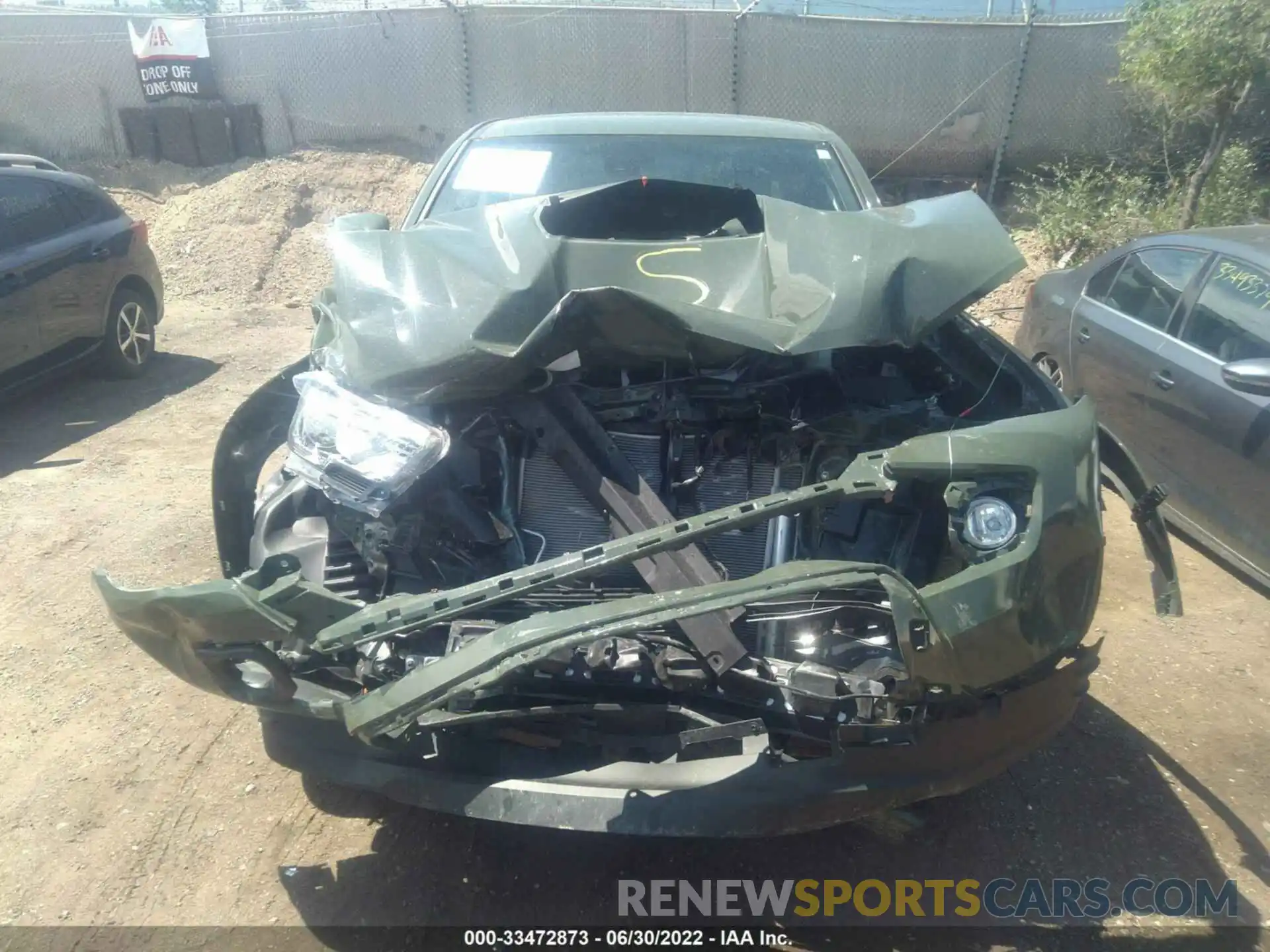 6 Photograph of a damaged car 3TMCZ5AN3MM450531 TOYOTA TACOMA 4WD 2021