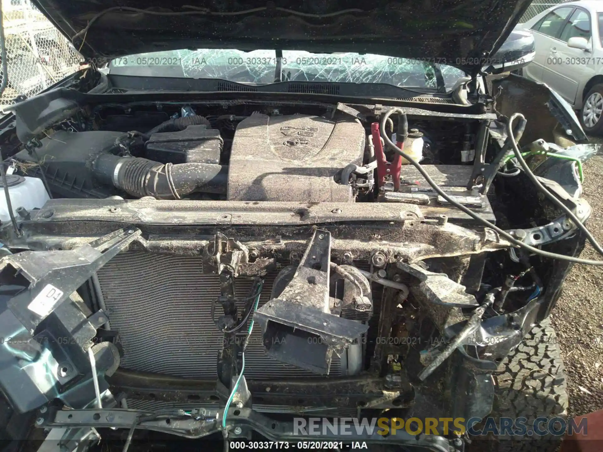 10 Photograph of a damaged car 3TMCZ5AN4MM371742 TOYOTA TACOMA 4WD 2021