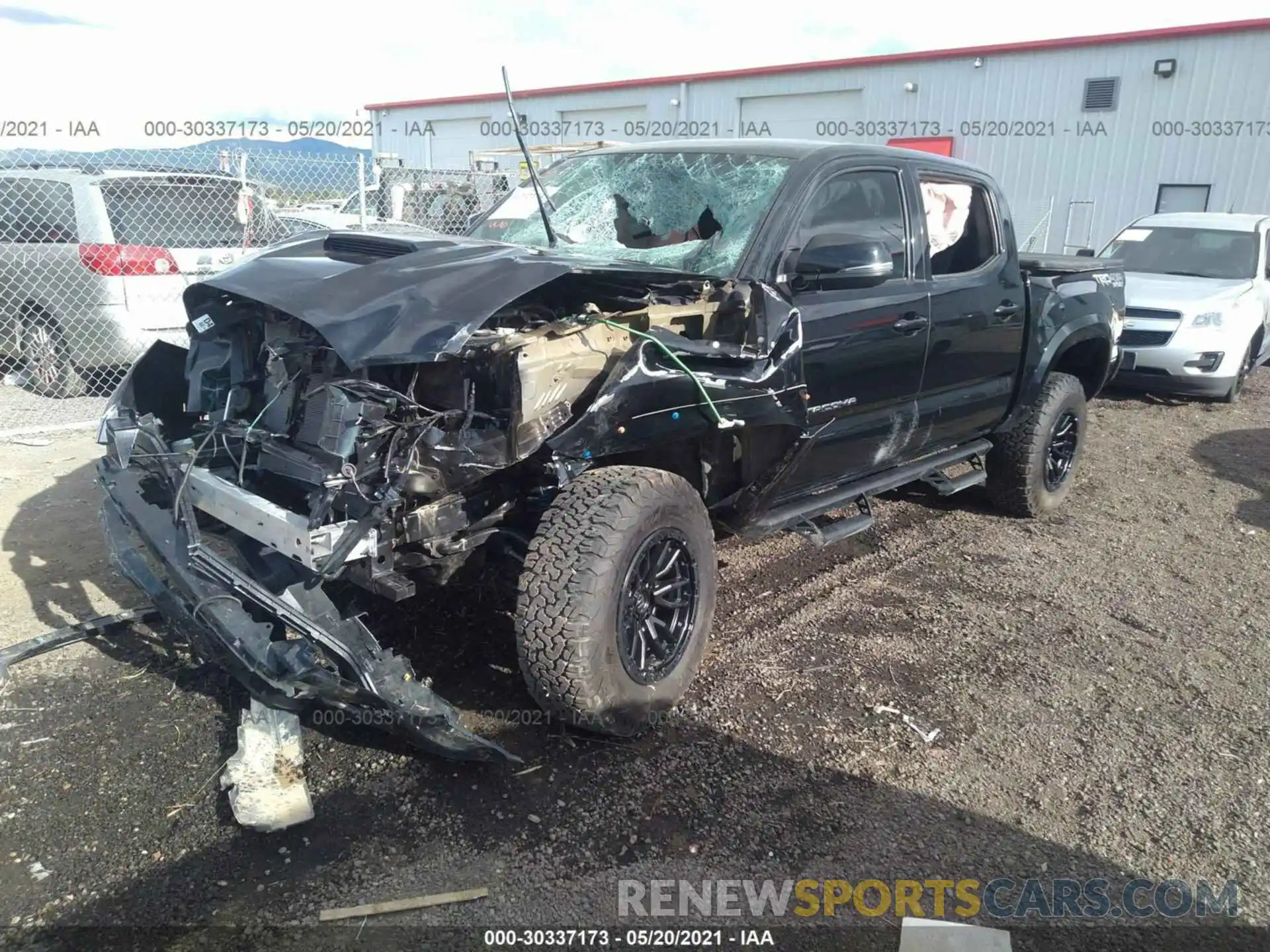 2 Photograph of a damaged car 3TMCZ5AN4MM371742 TOYOTA TACOMA 4WD 2021