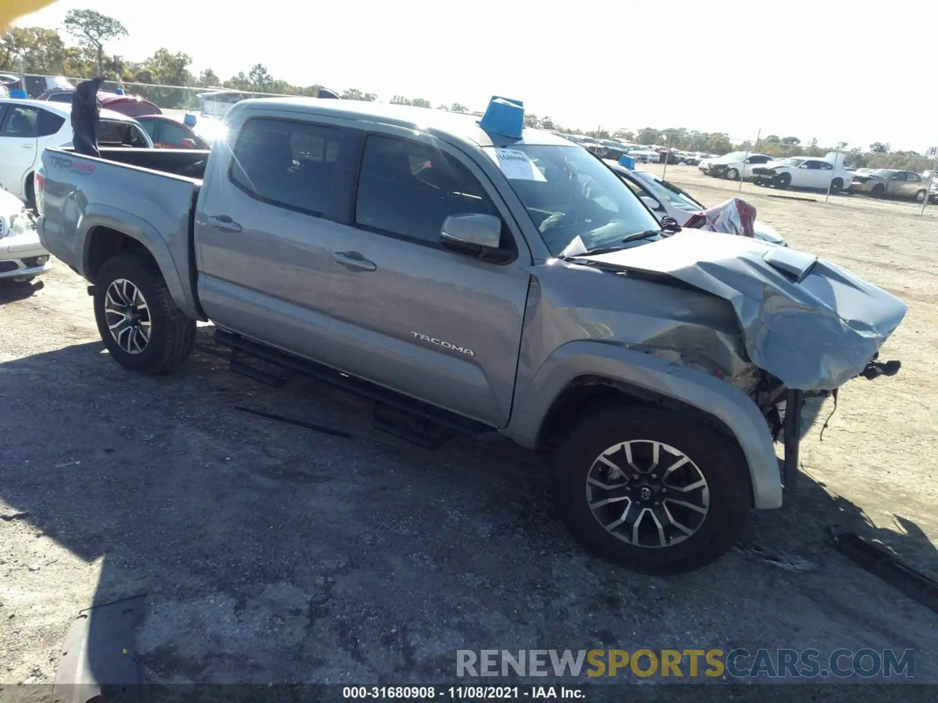 1 Photograph of a damaged car 3TMCZ5AN4MM371837 TOYOTA TACOMA 4WD 2021