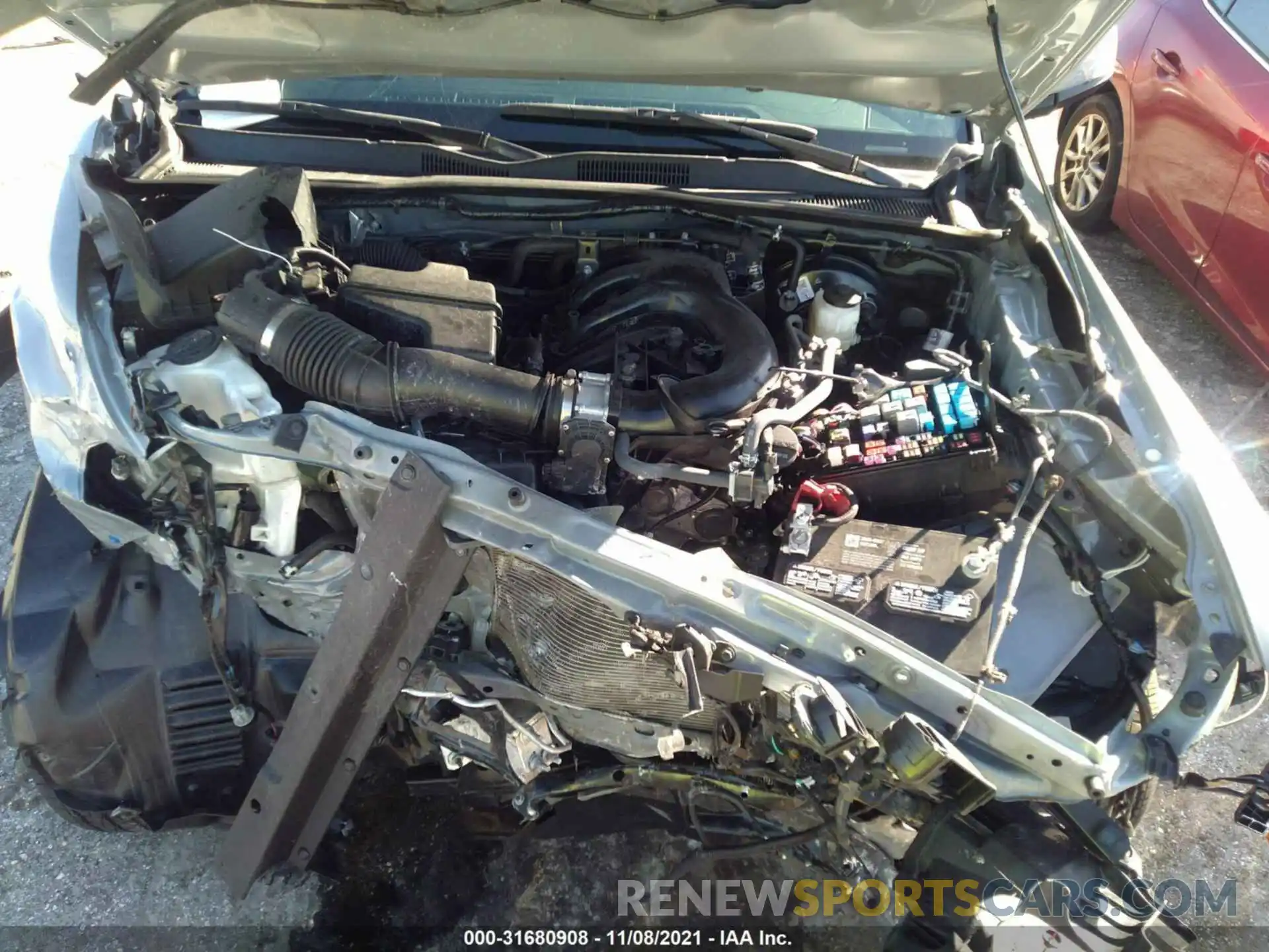 10 Photograph of a damaged car 3TMCZ5AN4MM371837 TOYOTA TACOMA 4WD 2021