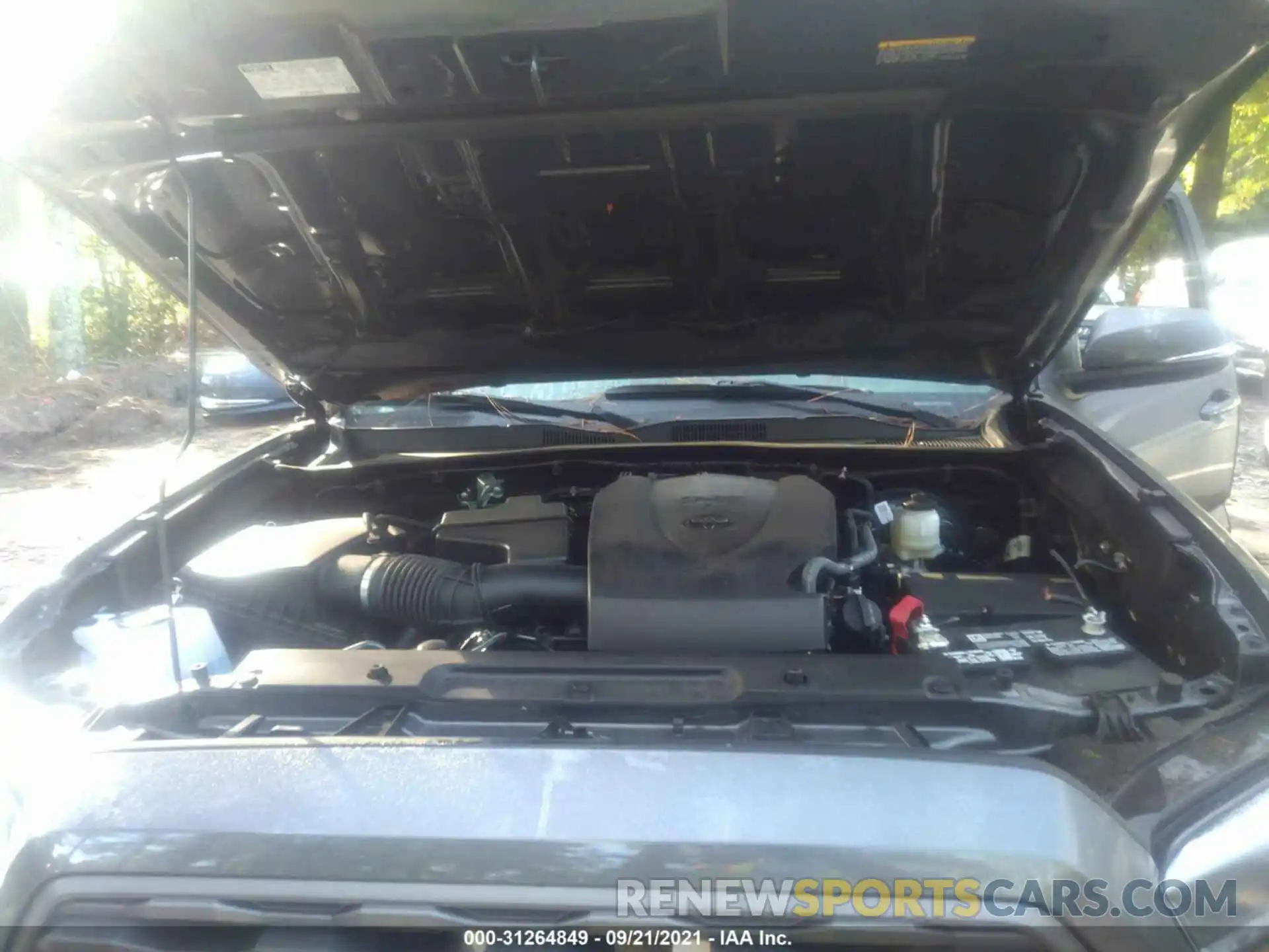 10 Photograph of a damaged car 3TMCZ5AN4MM378481 TOYOTA TACOMA 4WD 2021