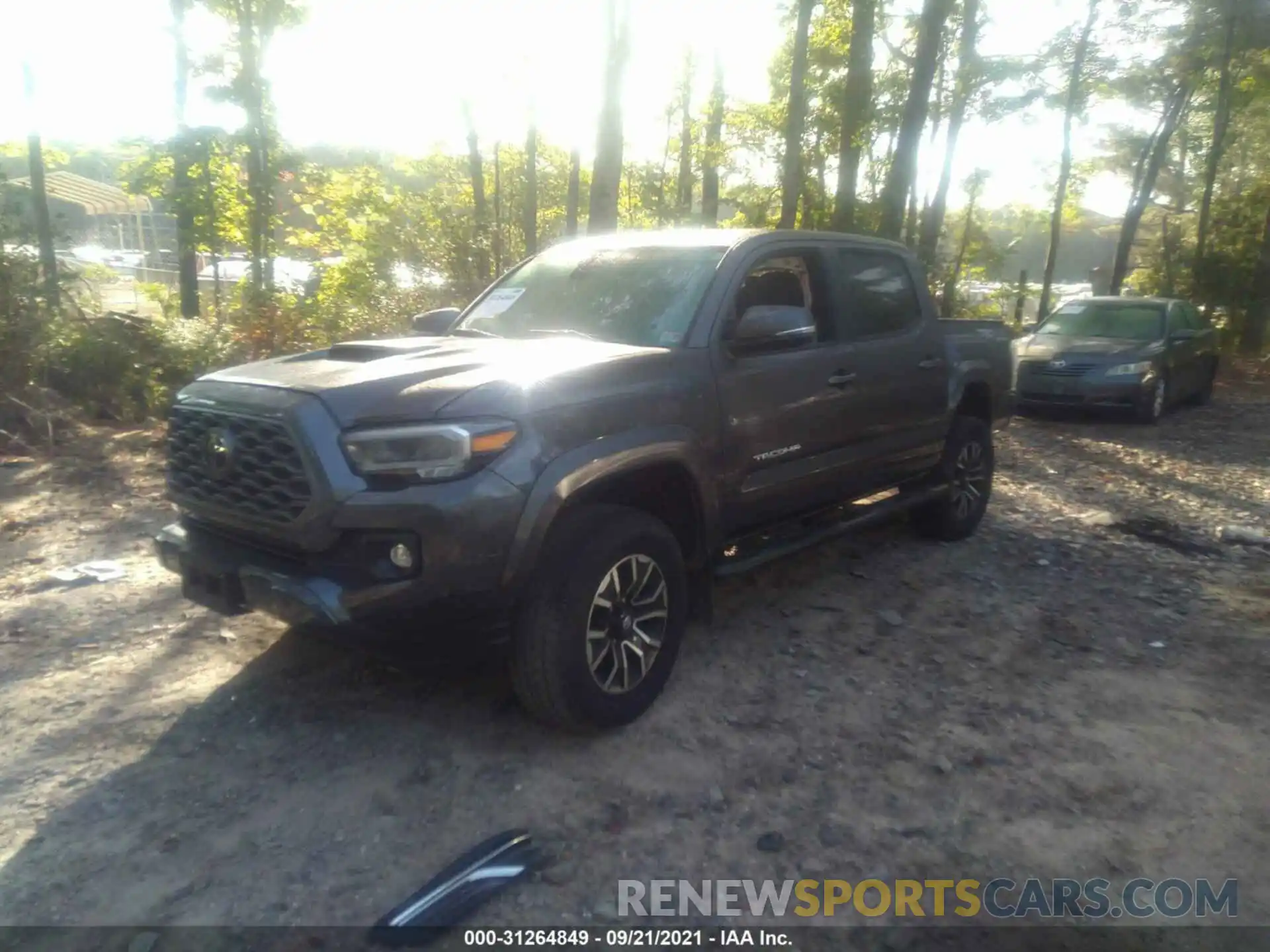 2 Photograph of a damaged car 3TMCZ5AN4MM378481 TOYOTA TACOMA 4WD 2021