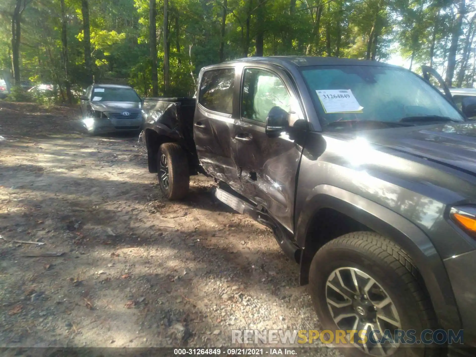 6 Photograph of a damaged car 3TMCZ5AN4MM378481 TOYOTA TACOMA 4WD 2021