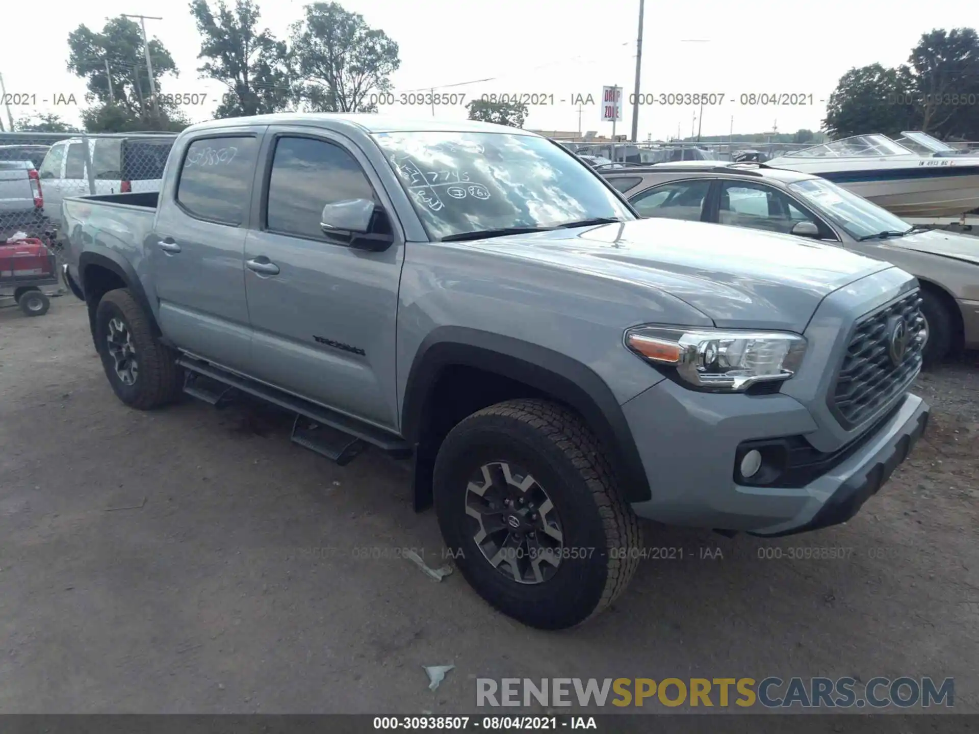 1 Photograph of a damaged car 3TMCZ5AN4MM382580 TOYOTA TACOMA 4WD 2021