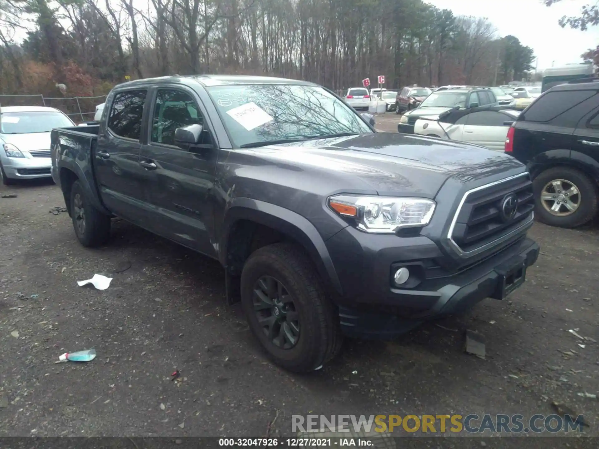 1 Photograph of a damaged car 3TMCZ5AN4MM387830 TOYOTA TACOMA 4WD 2021