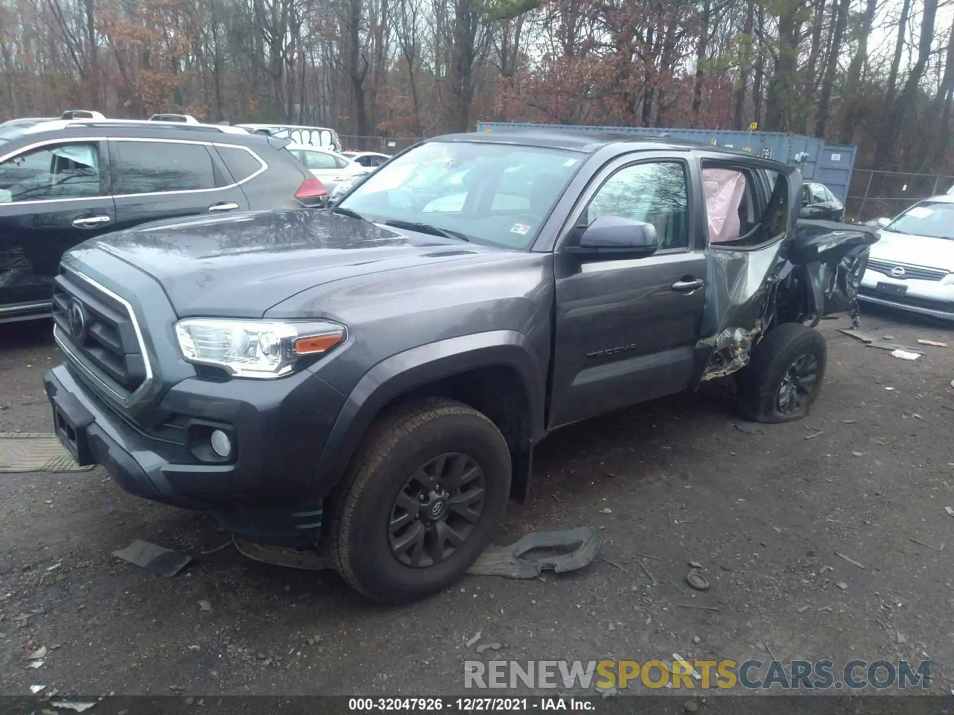 2 Photograph of a damaged car 3TMCZ5AN4MM387830 TOYOTA TACOMA 4WD 2021