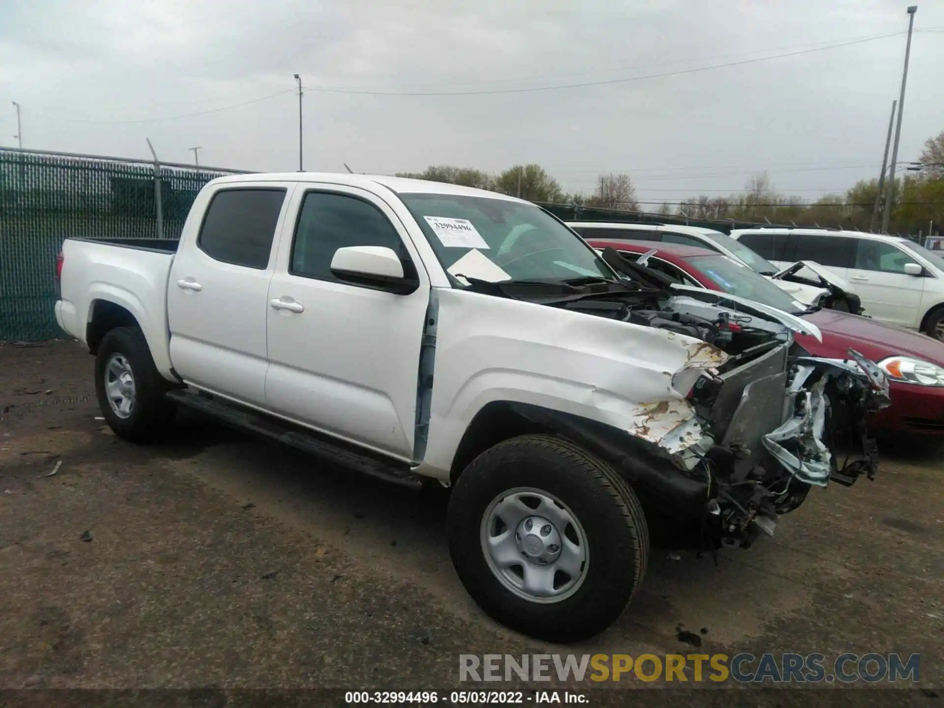 1 Photograph of a damaged car 3TMCZ5AN4MM388928 TOYOTA TACOMA 4WD 2021