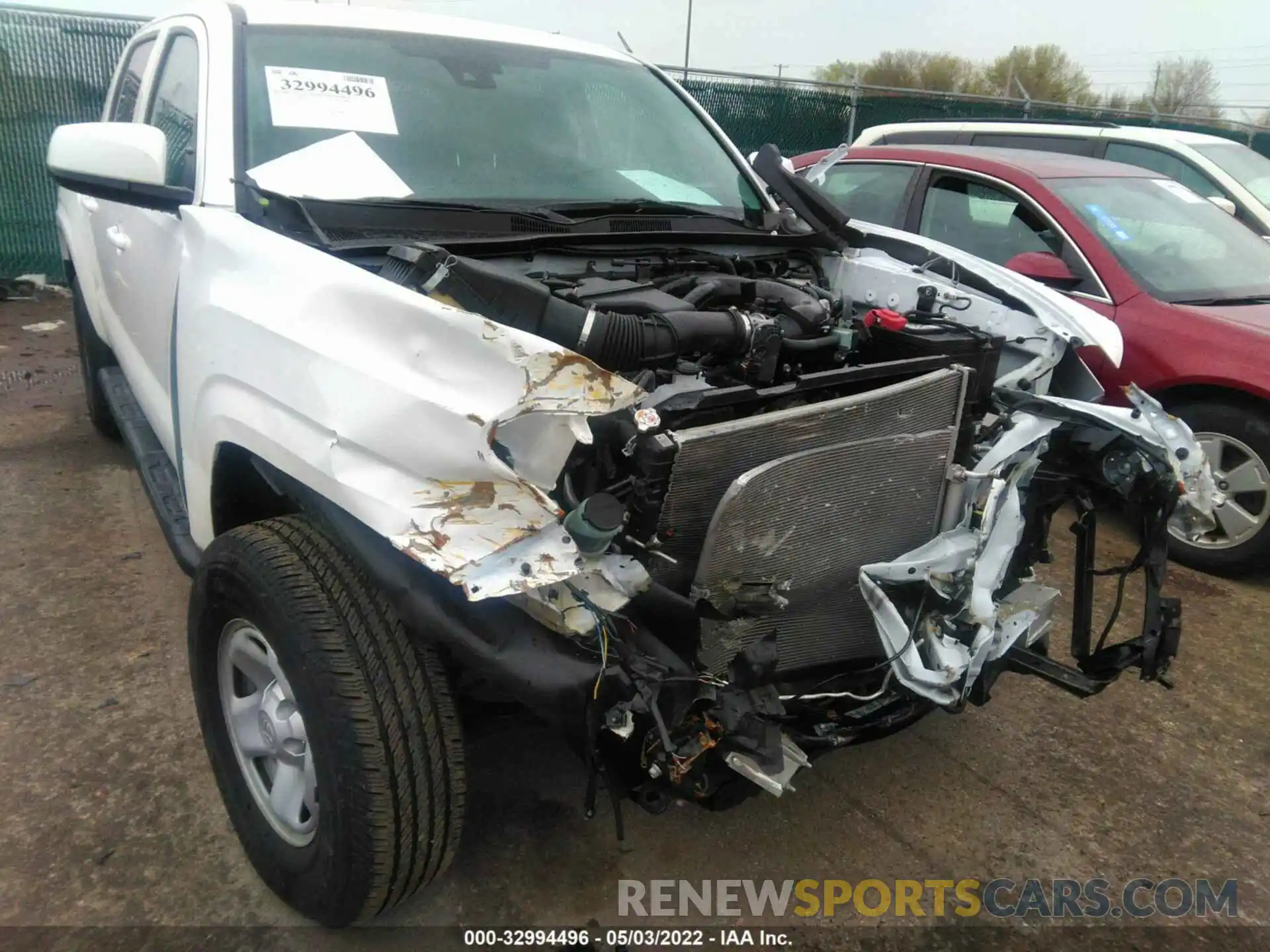 6 Photograph of a damaged car 3TMCZ5AN4MM388928 TOYOTA TACOMA 4WD 2021