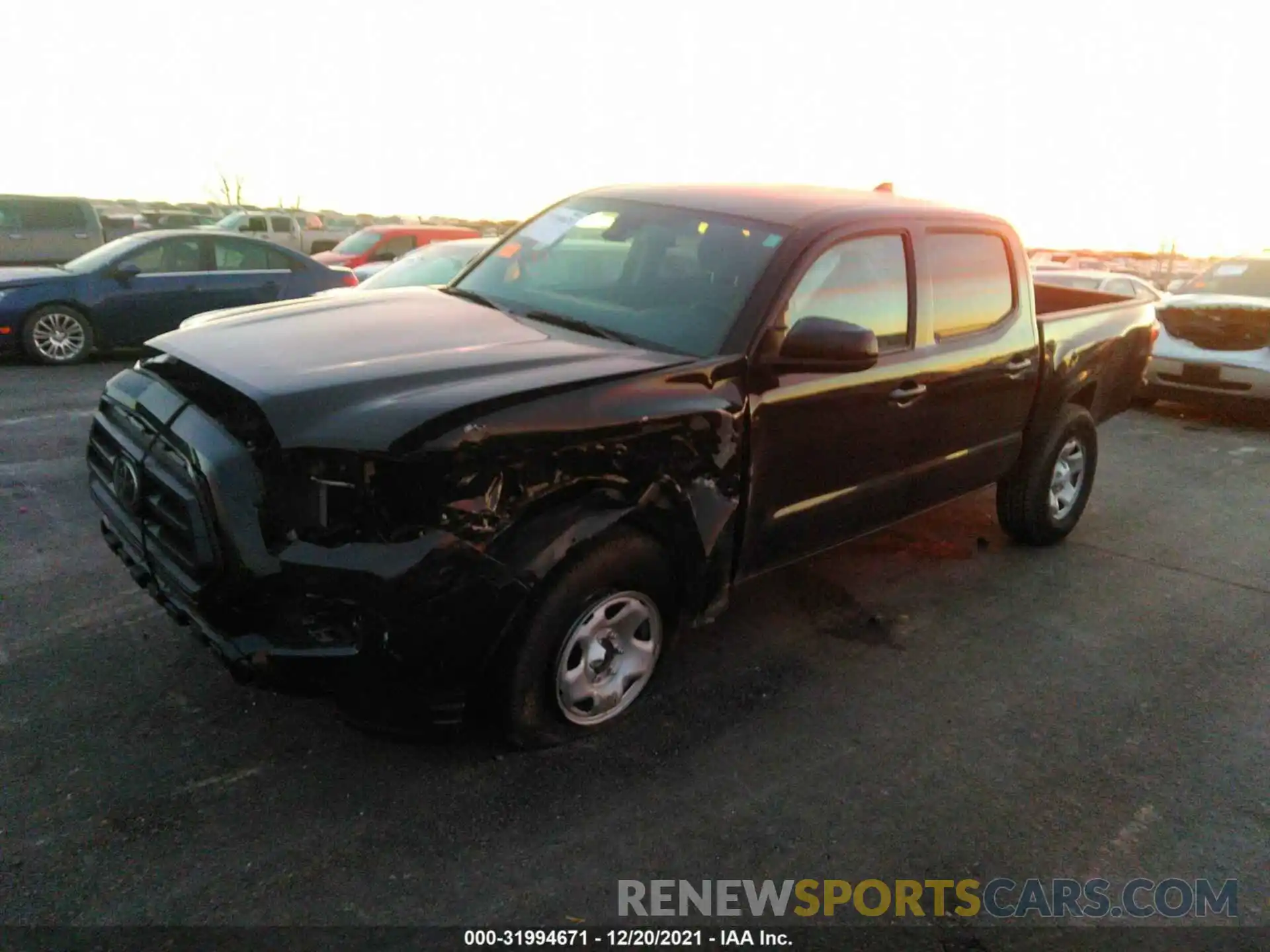 2 Photograph of a damaged car 3TMCZ5AN4MM391361 TOYOTA TACOMA 4WD 2021