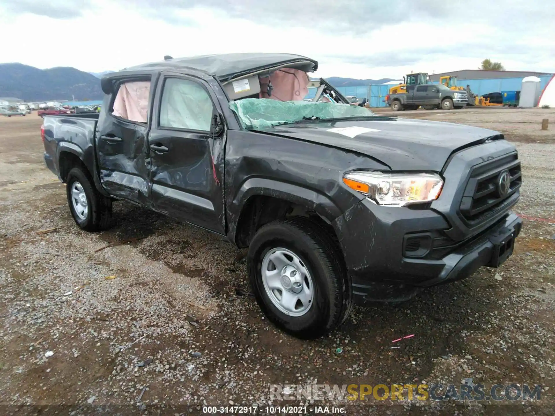 1 Photograph of a damaged car 3TMCZ5AN4MM393790 TOYOTA TACOMA 4WD 2021