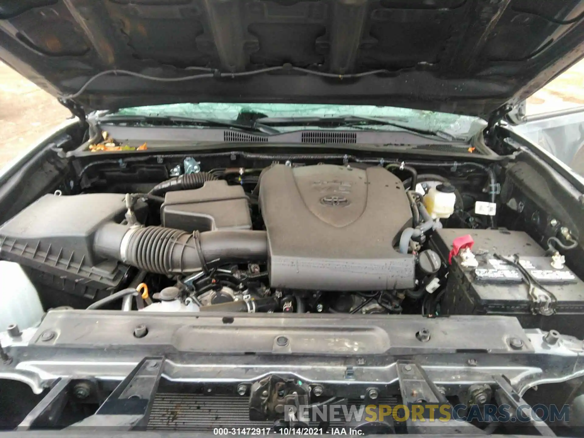 10 Photograph of a damaged car 3TMCZ5AN4MM393790 TOYOTA TACOMA 4WD 2021