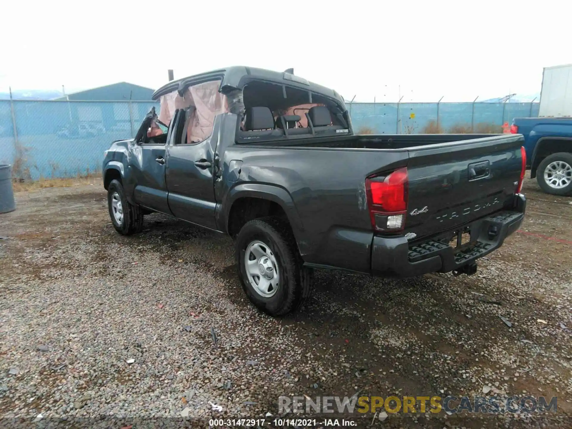 3 Photograph of a damaged car 3TMCZ5AN4MM393790 TOYOTA TACOMA 4WD 2021