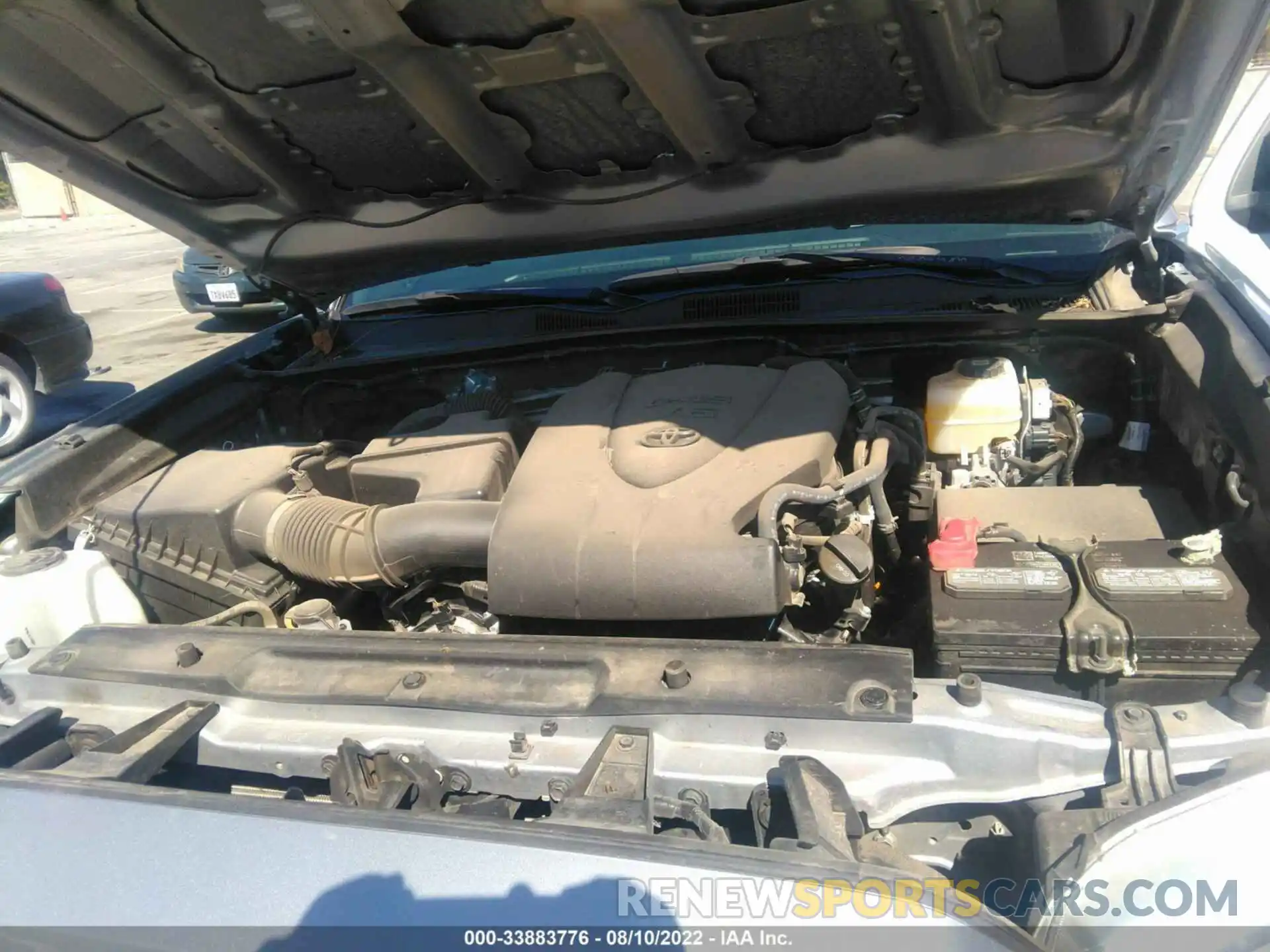 10 Photograph of a damaged car 3TMCZ5AN4MM401645 TOYOTA TACOMA 4WD 2021