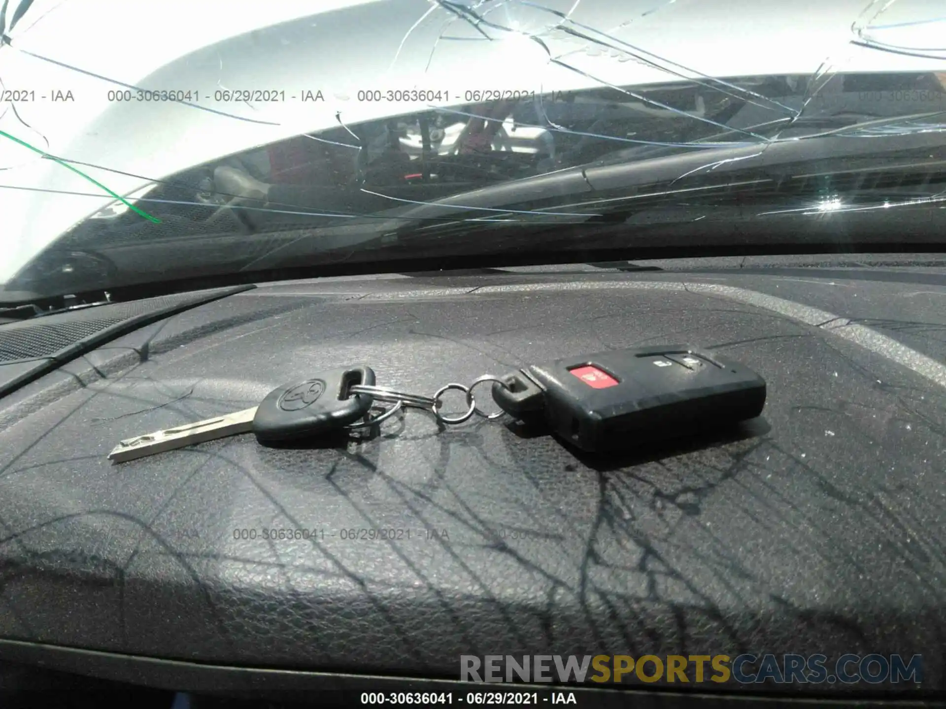 11 Photograph of a damaged car 3TMCZ5AN4MM405713 TOYOTA TACOMA 4WD 2021