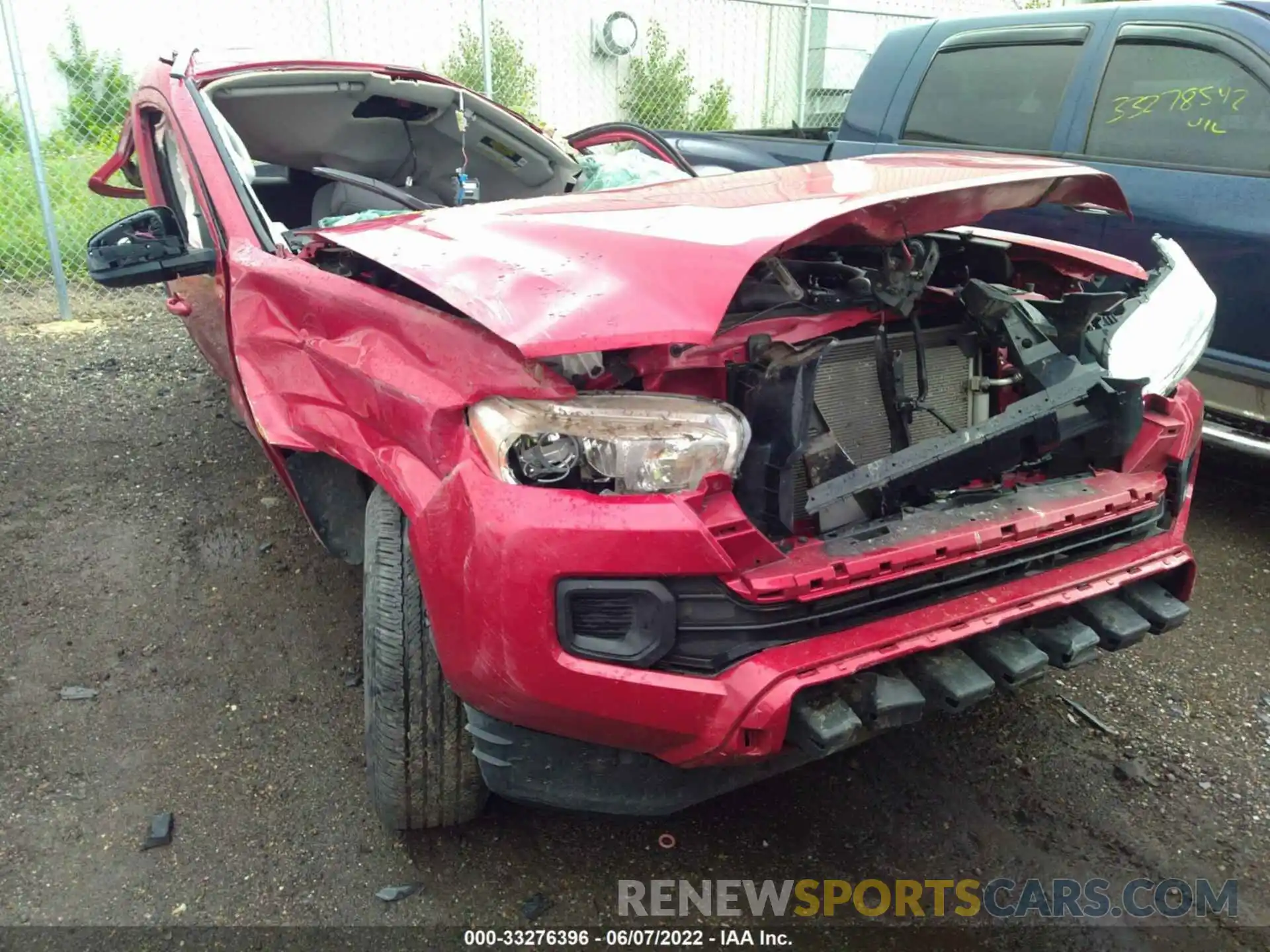 1 Photograph of a damaged car 3TMCZ5AN4MM407834 TOYOTA TACOMA 4WD 2021