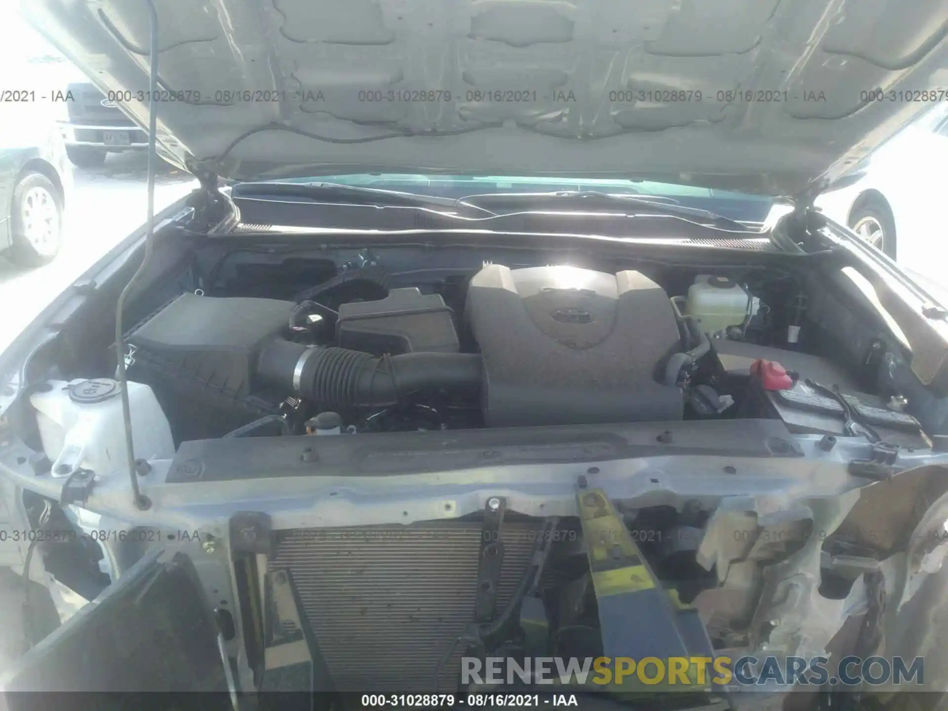 10 Photograph of a damaged car 3TMCZ5AN4MM408742 TOYOTA TACOMA 4WD 2021