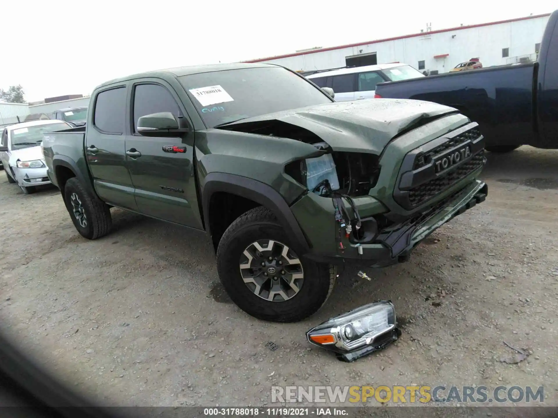 1 Photograph of a damaged car 3TMCZ5AN4MM413035 TOYOTA TACOMA 4WD 2021