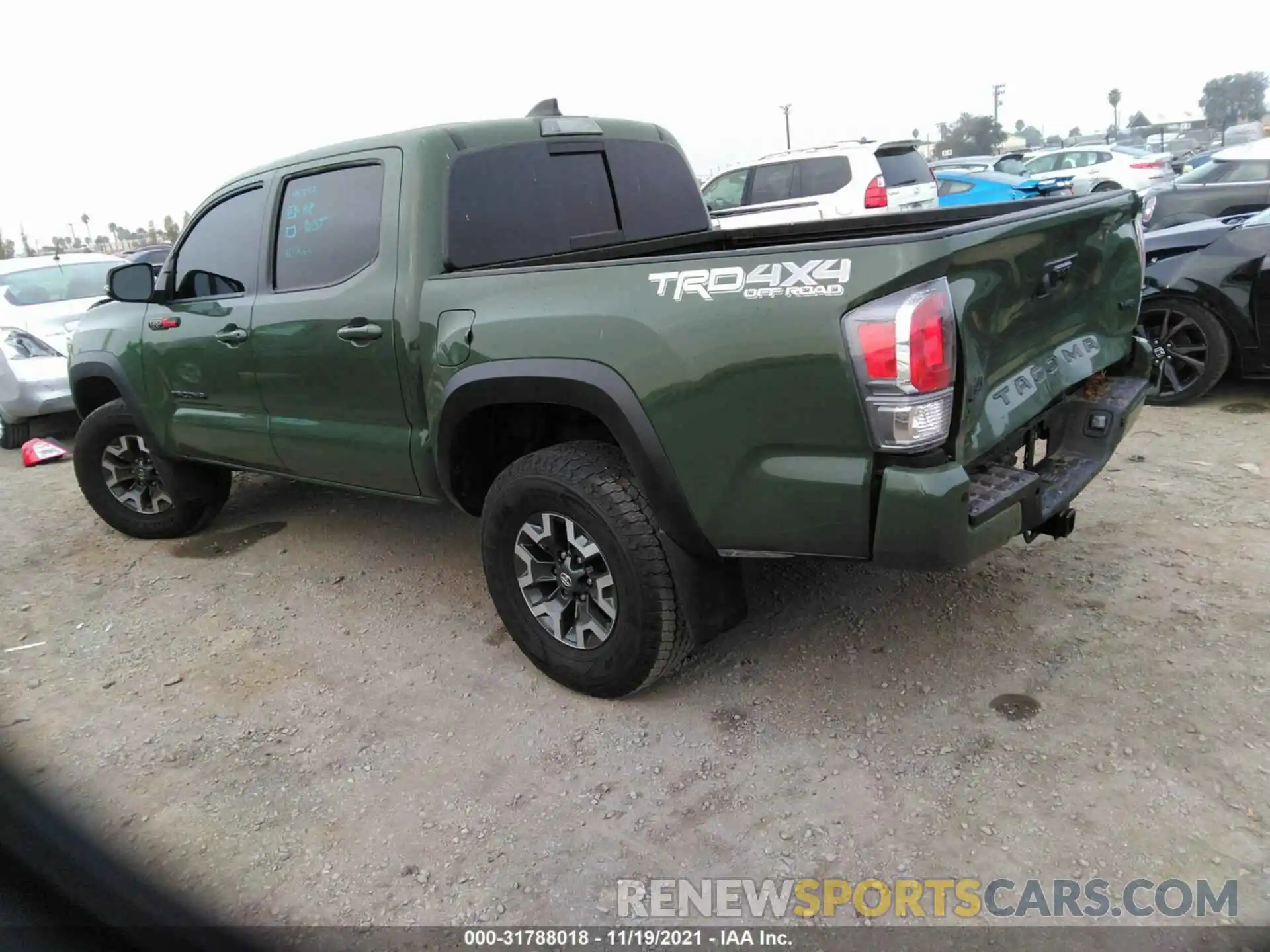 3 Photograph of a damaged car 3TMCZ5AN4MM413035 TOYOTA TACOMA 4WD 2021