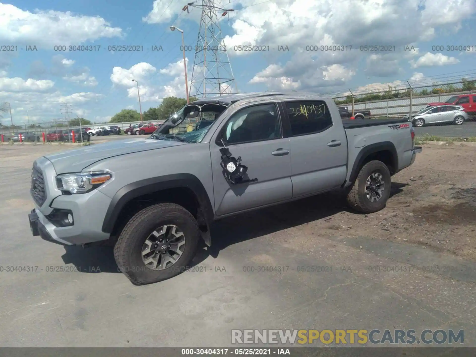 2 Фотография поврежденного автомобиля 3TMCZ5AN4MM415710 TOYOTA TACOMA 4WD 2021