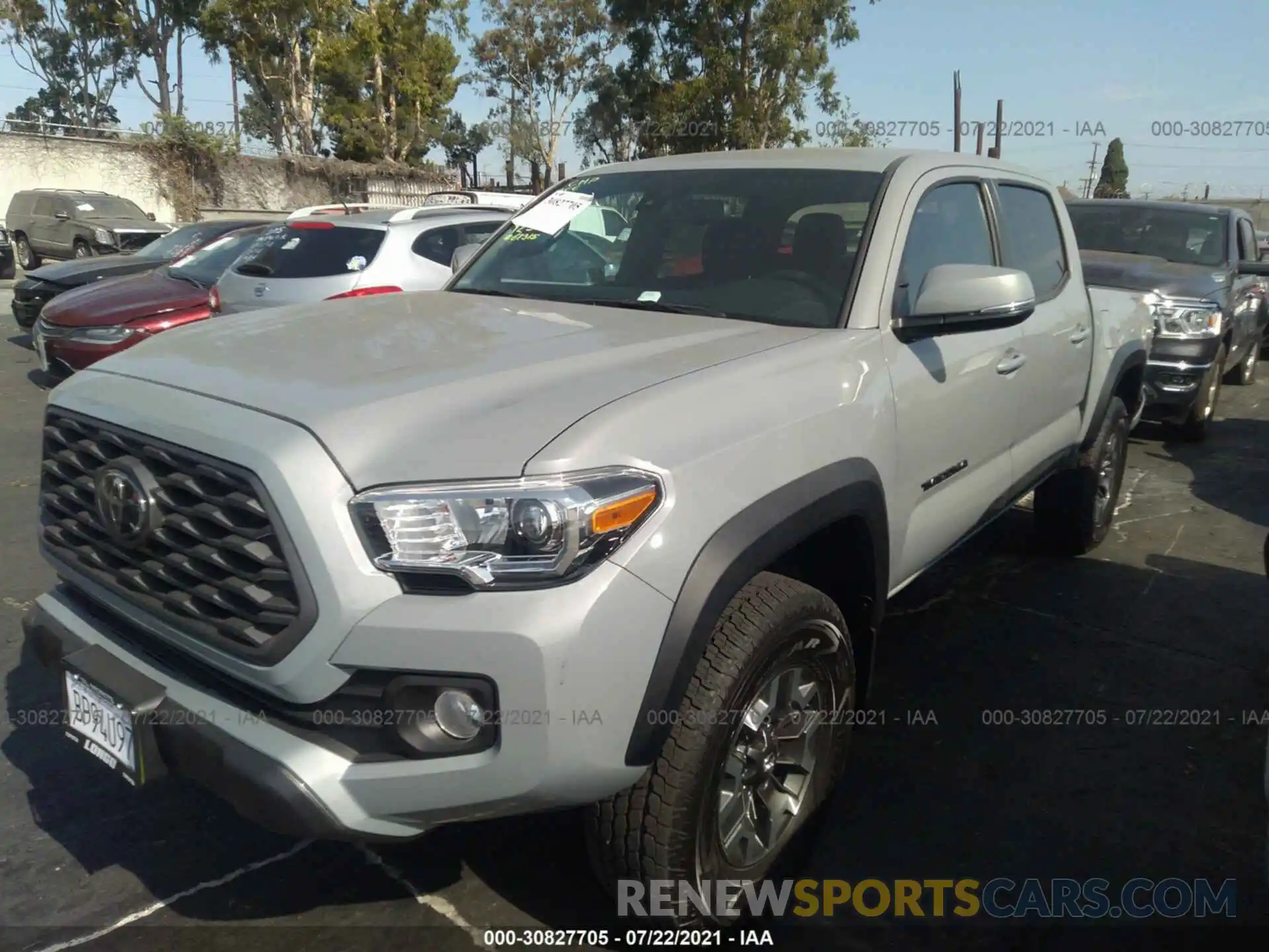 2 Photograph of a damaged car 3TMCZ5AN4MM425184 TOYOTA TACOMA 4WD 2021