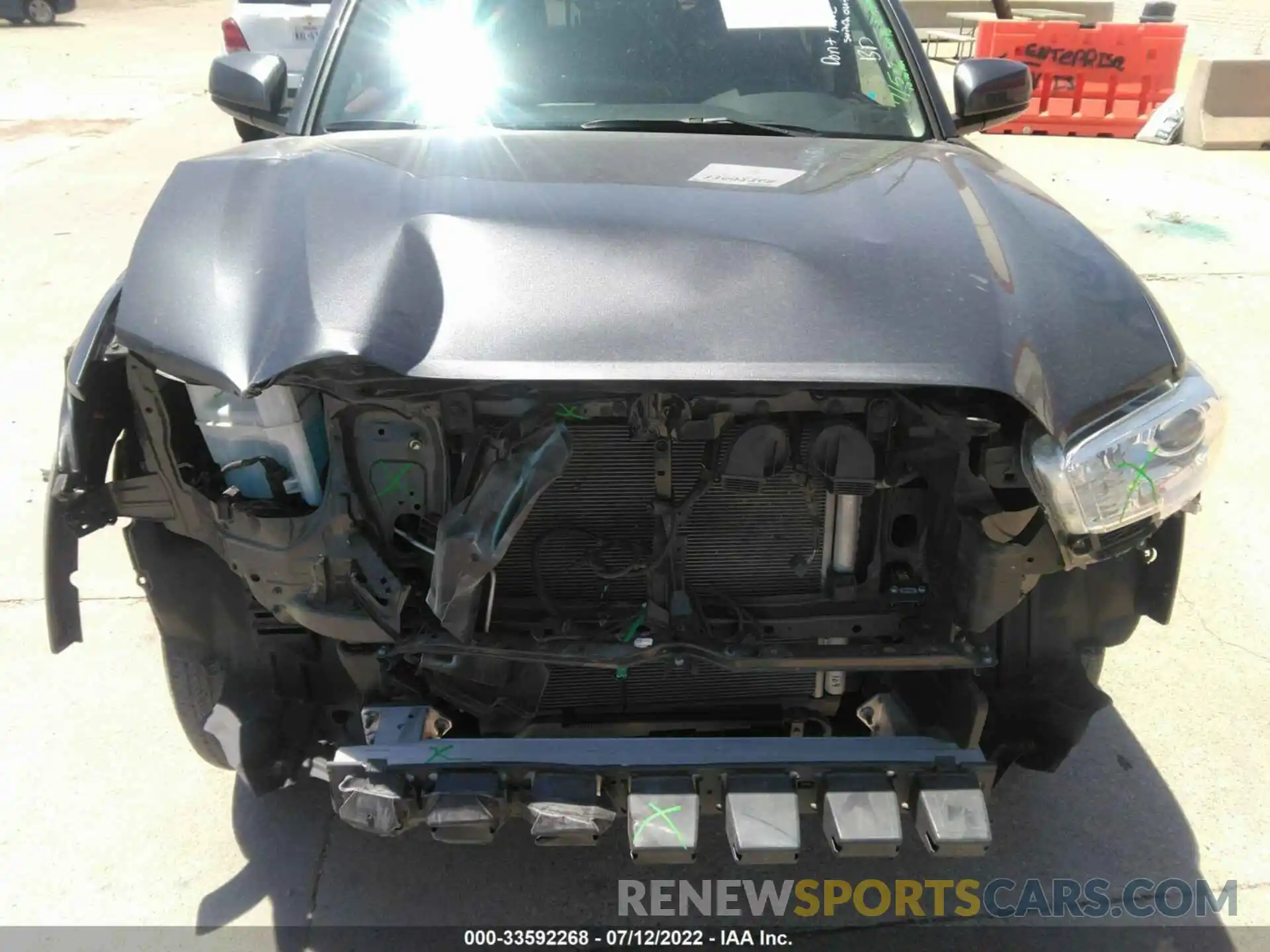 10 Photograph of a damaged car 3TMCZ5AN4MM428554 TOYOTA TACOMA 4WD 2021