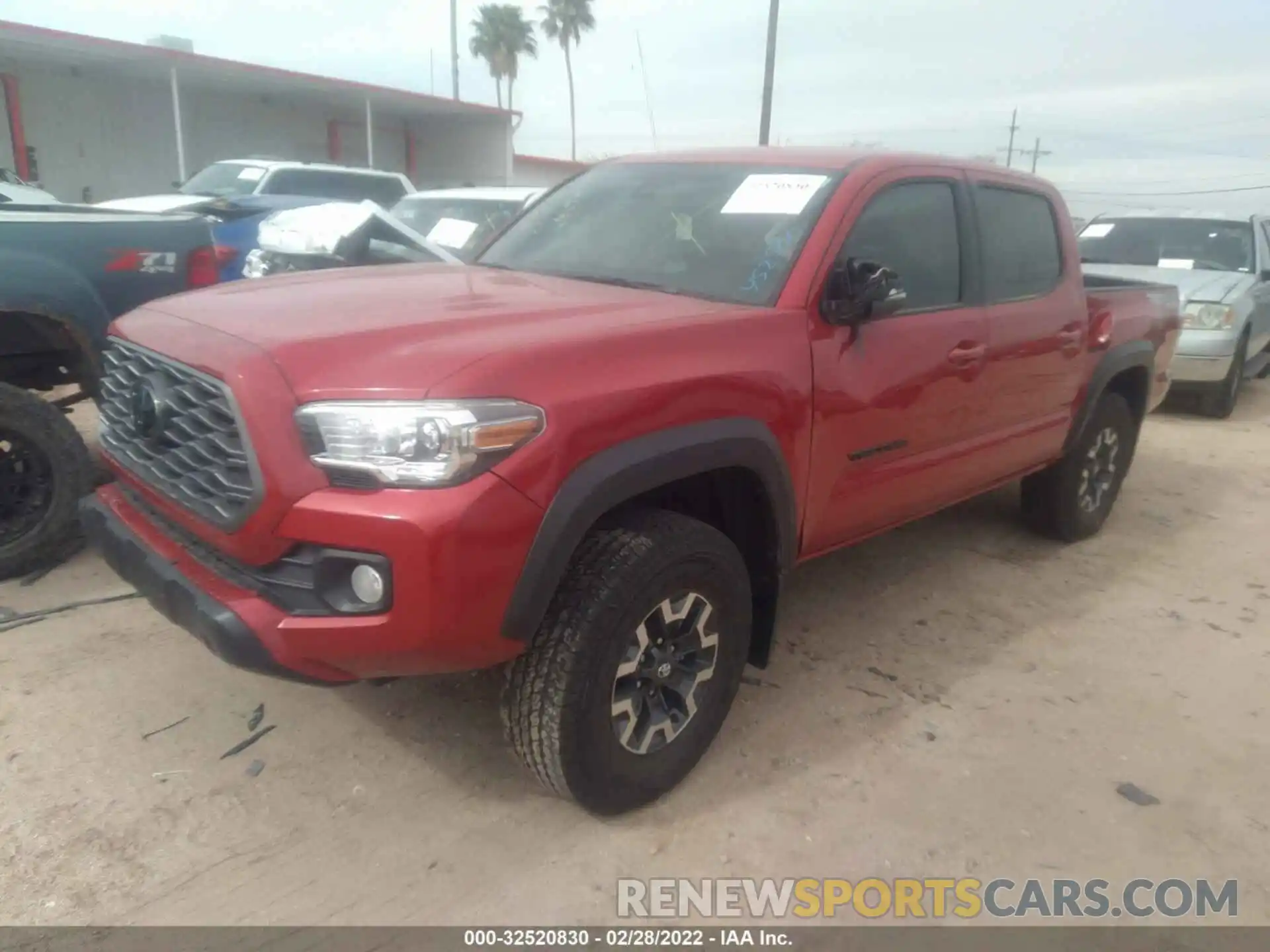 2 Photograph of a damaged car 3TMCZ5AN4MM452580 TOYOTA TACOMA 4WD 2021