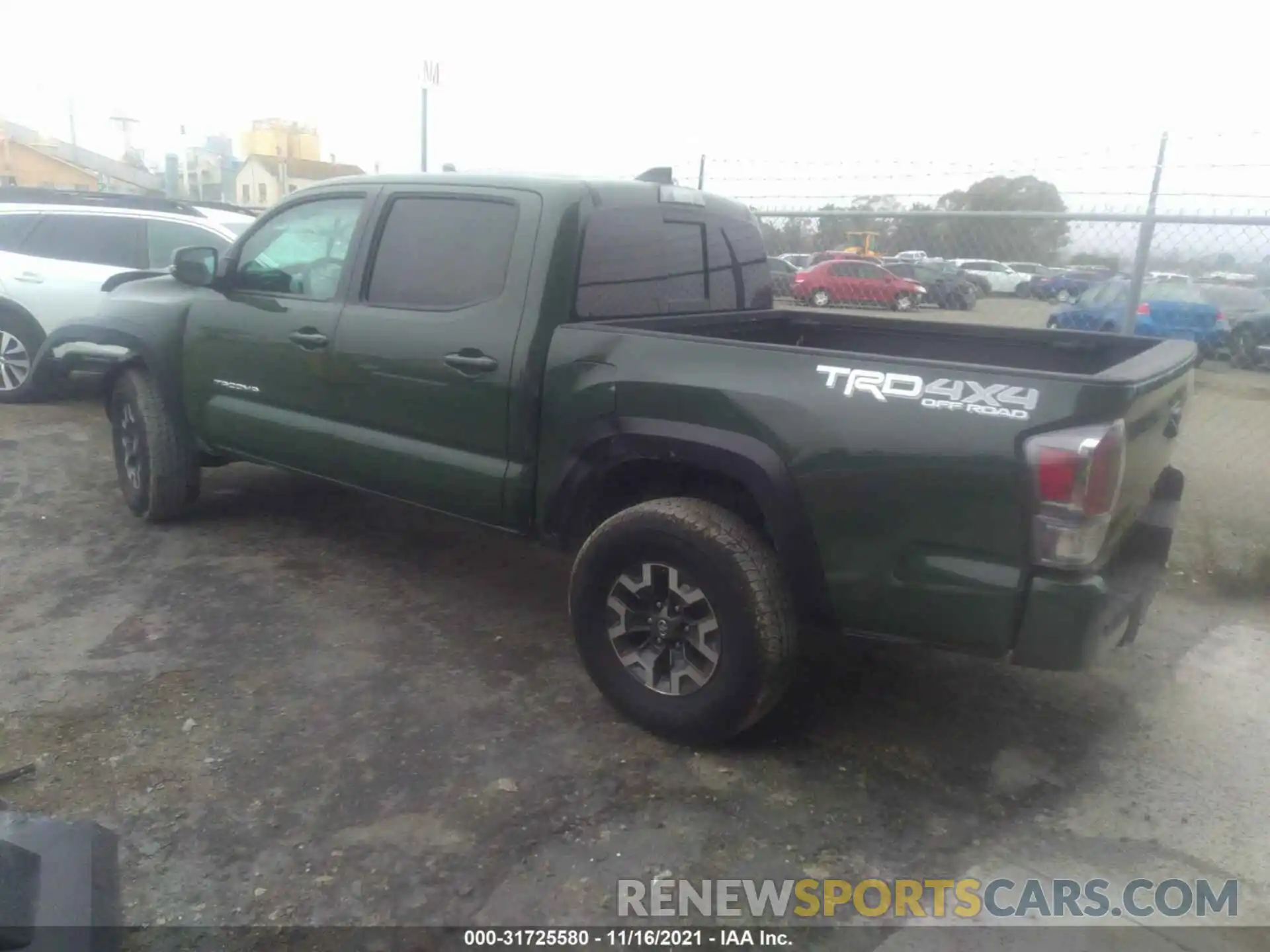 3 Photograph of a damaged car 3TMCZ5AN5MM374231 TOYOTA TACOMA 4WD 2021