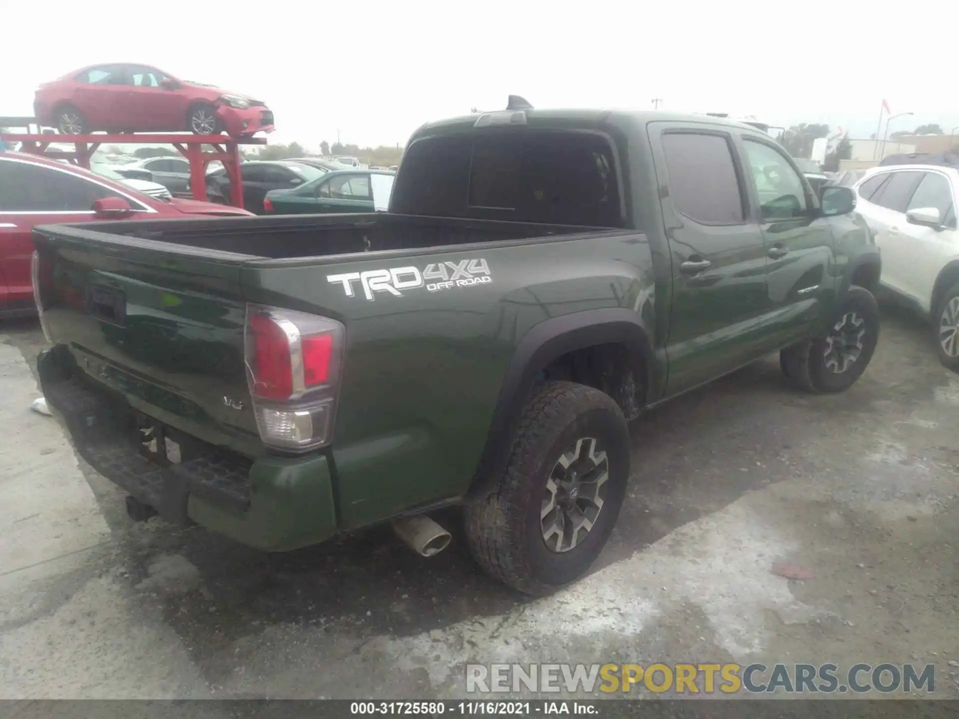 4 Photograph of a damaged car 3TMCZ5AN5MM374231 TOYOTA TACOMA 4WD 2021