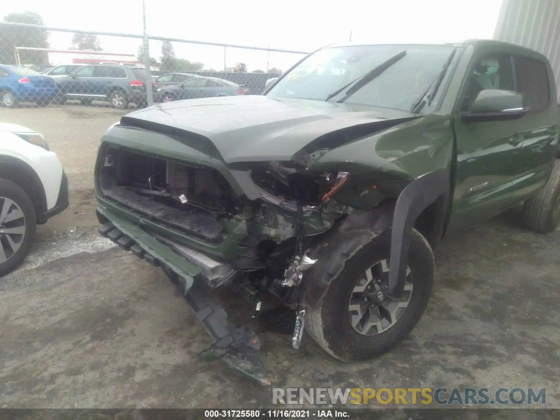 6 Photograph of a damaged car 3TMCZ5AN5MM374231 TOYOTA TACOMA 4WD 2021