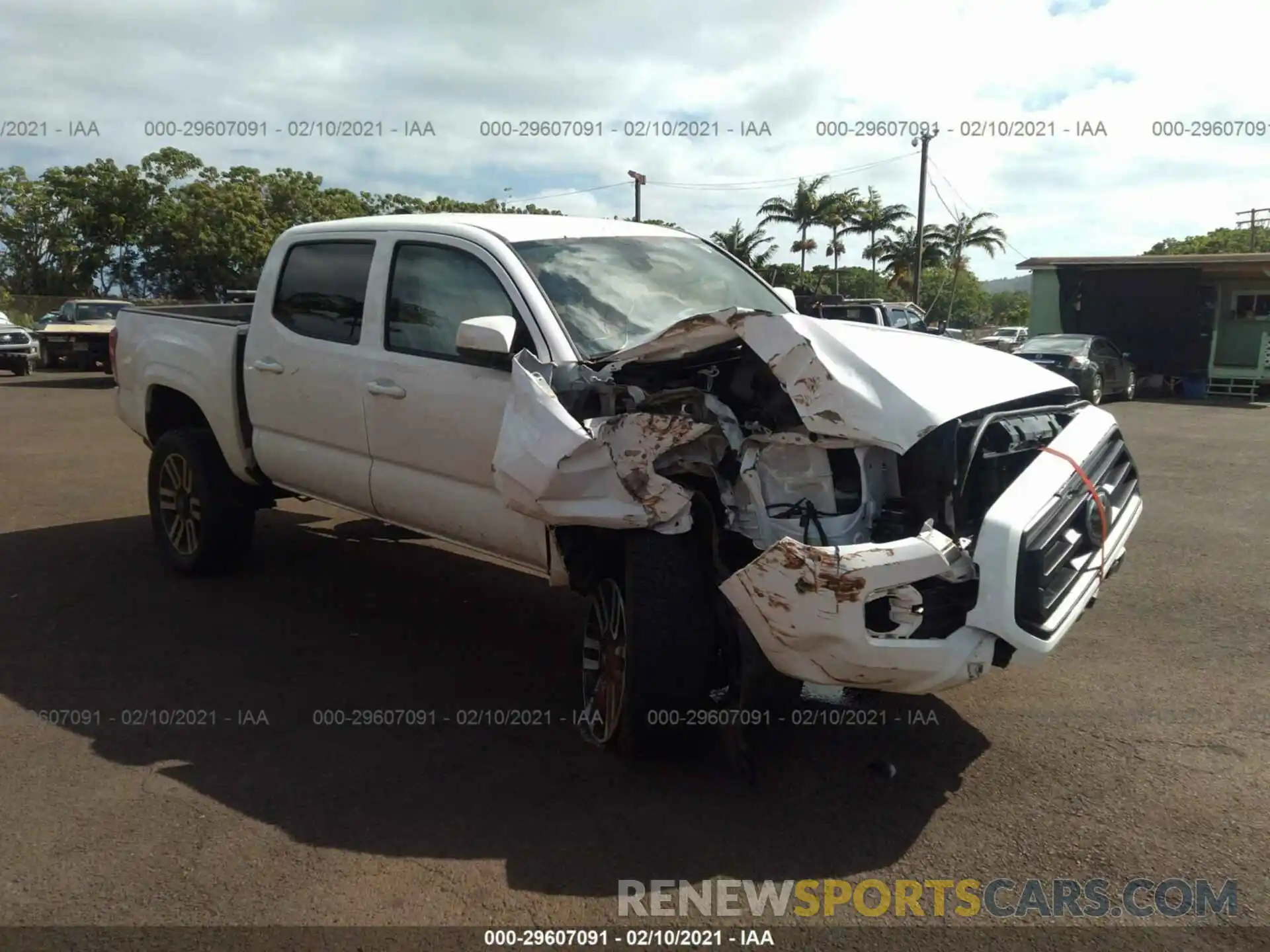 1 Photograph of a damaged car 3TMCZ5AN5MM375783 TOYOTA TACOMA 4WD 2021