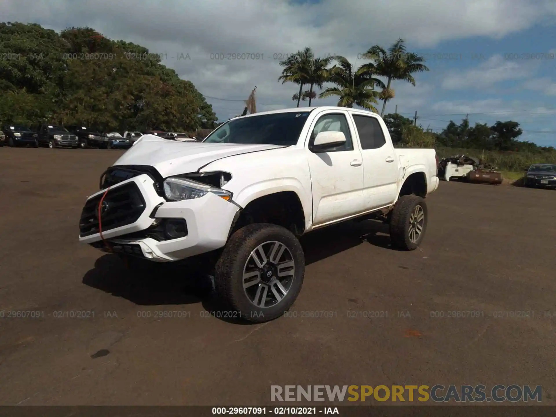 2 Photograph of a damaged car 3TMCZ5AN5MM375783 TOYOTA TACOMA 4WD 2021