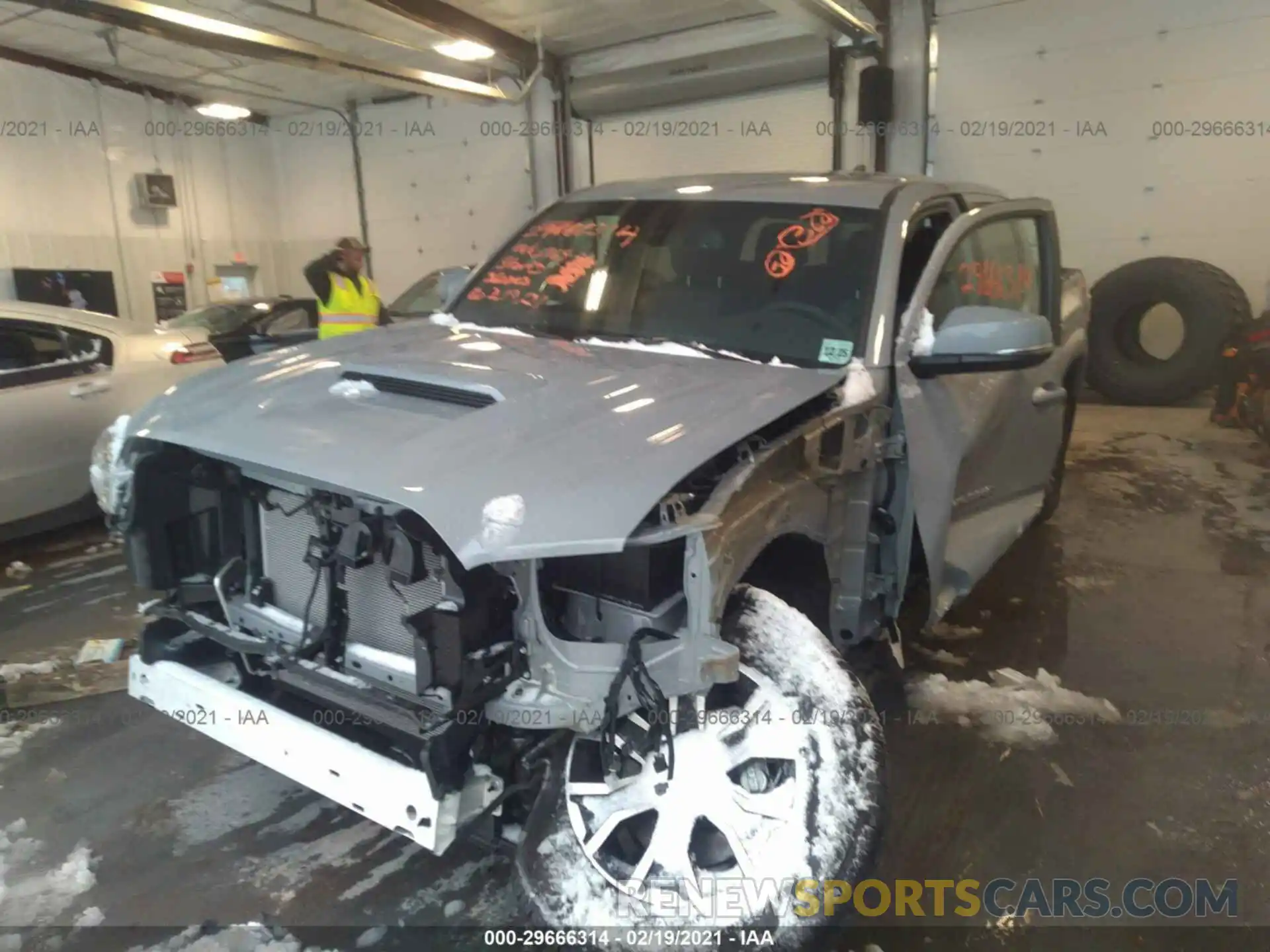 2 Photograph of a damaged car 3TMCZ5AN5MM382054 TOYOTA TACOMA 4WD 2021