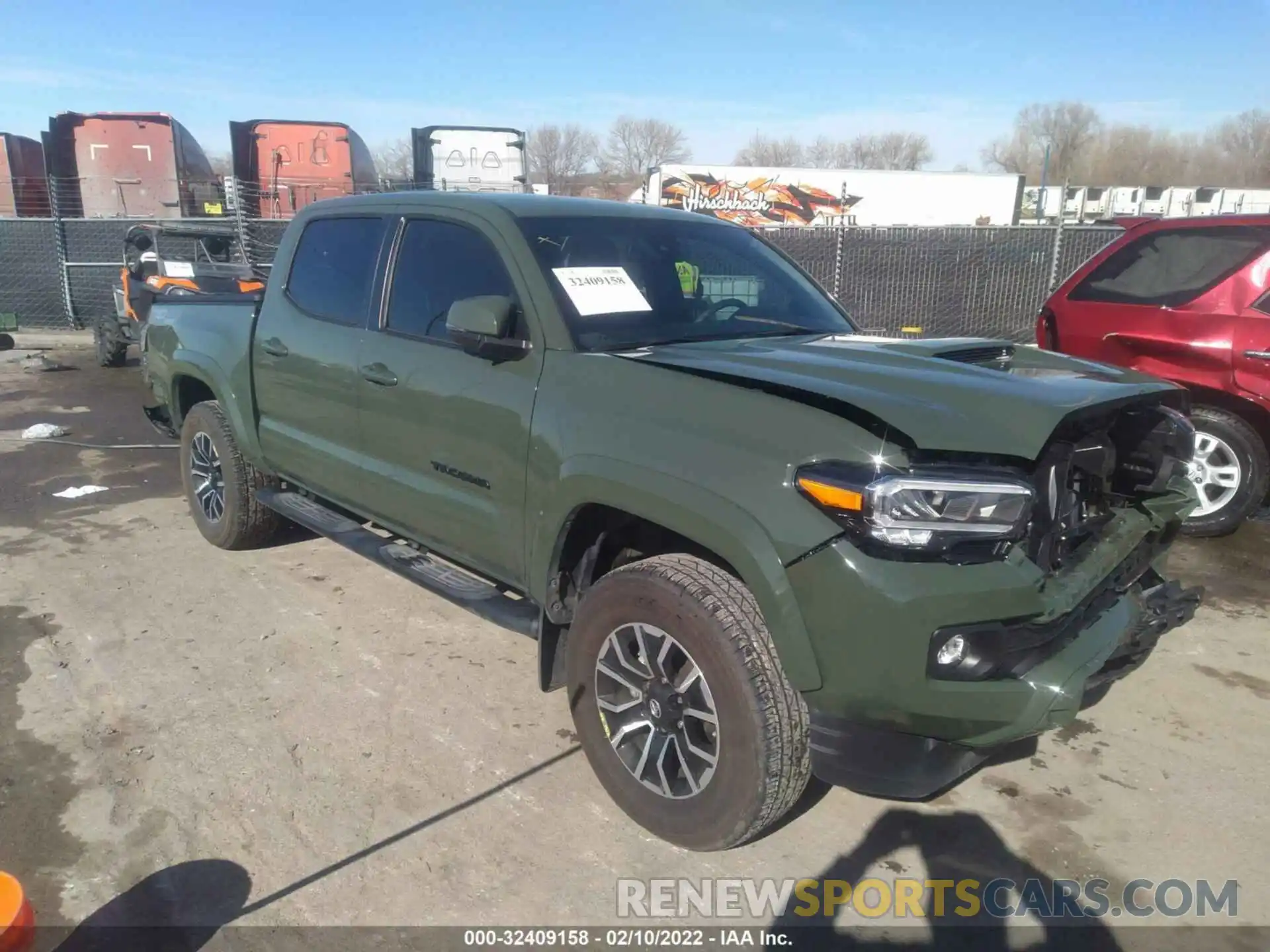 1 Photograph of a damaged car 3TMCZ5AN5MM386167 TOYOTA TACOMA 4WD 2021