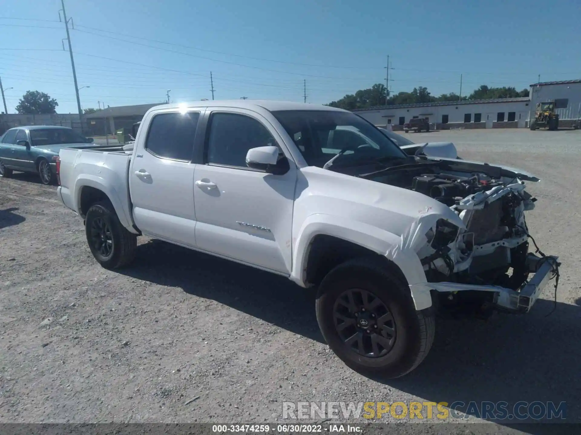 1 Photograph of a damaged car 3TMCZ5AN5MM386279 TOYOTA TACOMA 4WD 2021