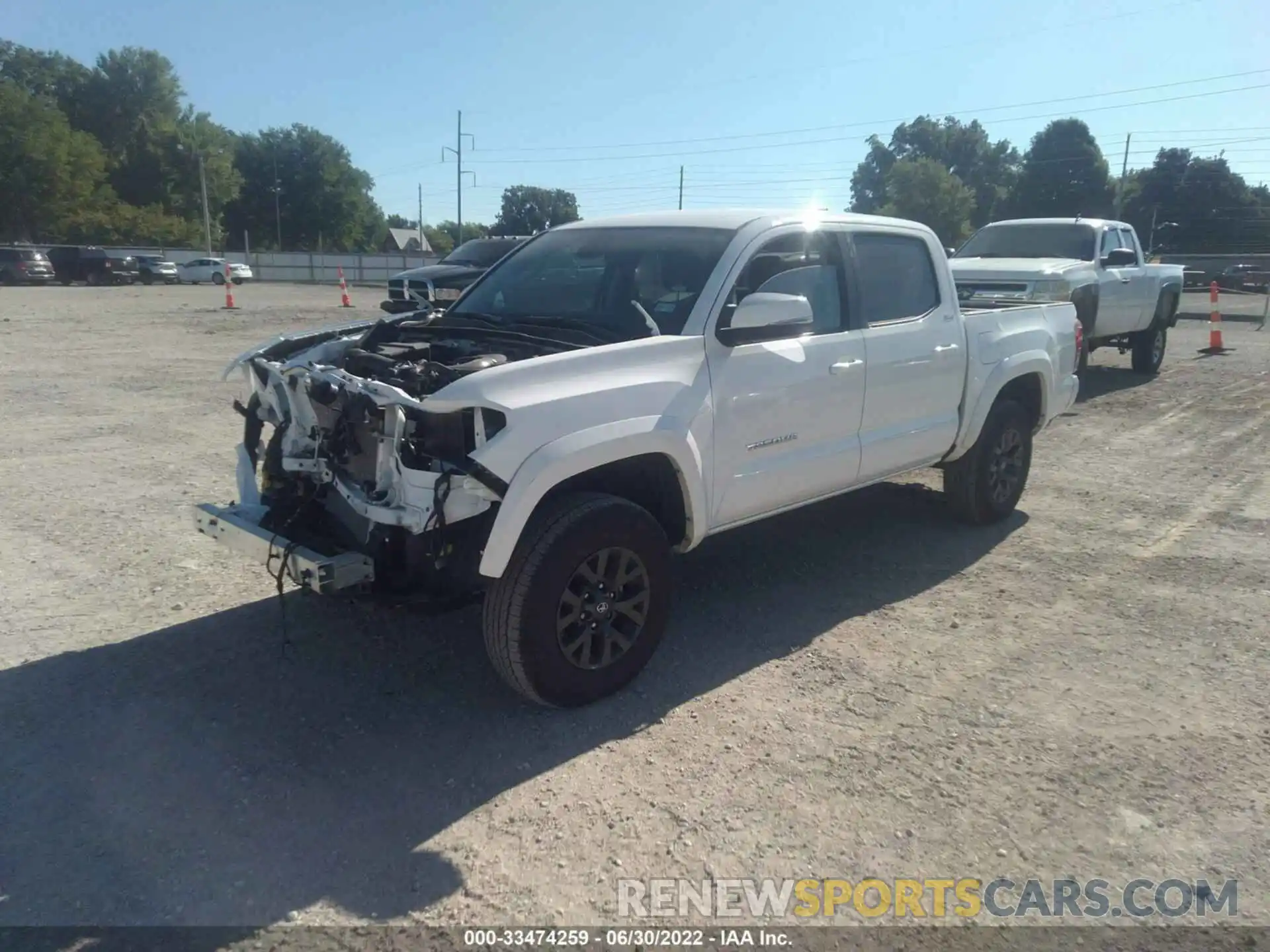 2 Photograph of a damaged car 3TMCZ5AN5MM386279 TOYOTA TACOMA 4WD 2021