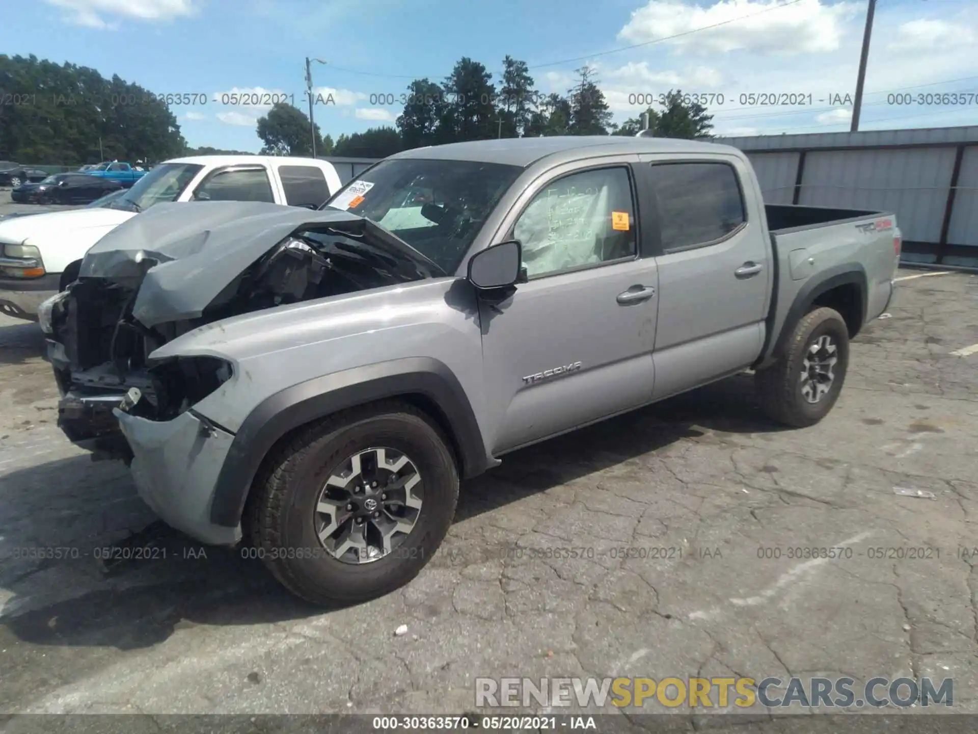 2 Photograph of a damaged car 3TMCZ5AN5MM397315 TOYOTA TACOMA 4WD 2021