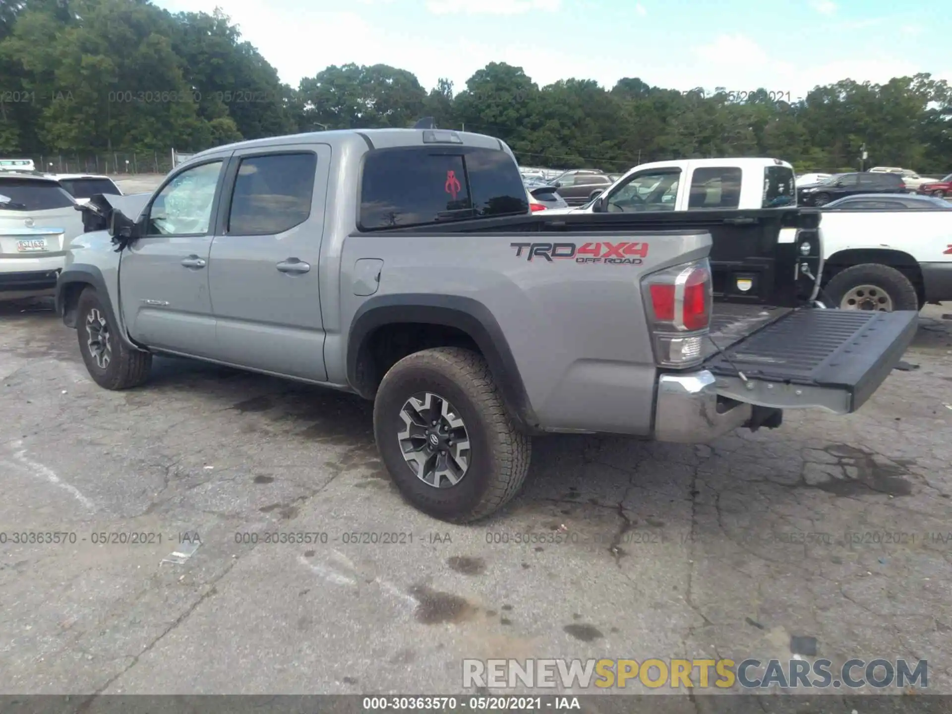 3 Photograph of a damaged car 3TMCZ5AN5MM397315 TOYOTA TACOMA 4WD 2021