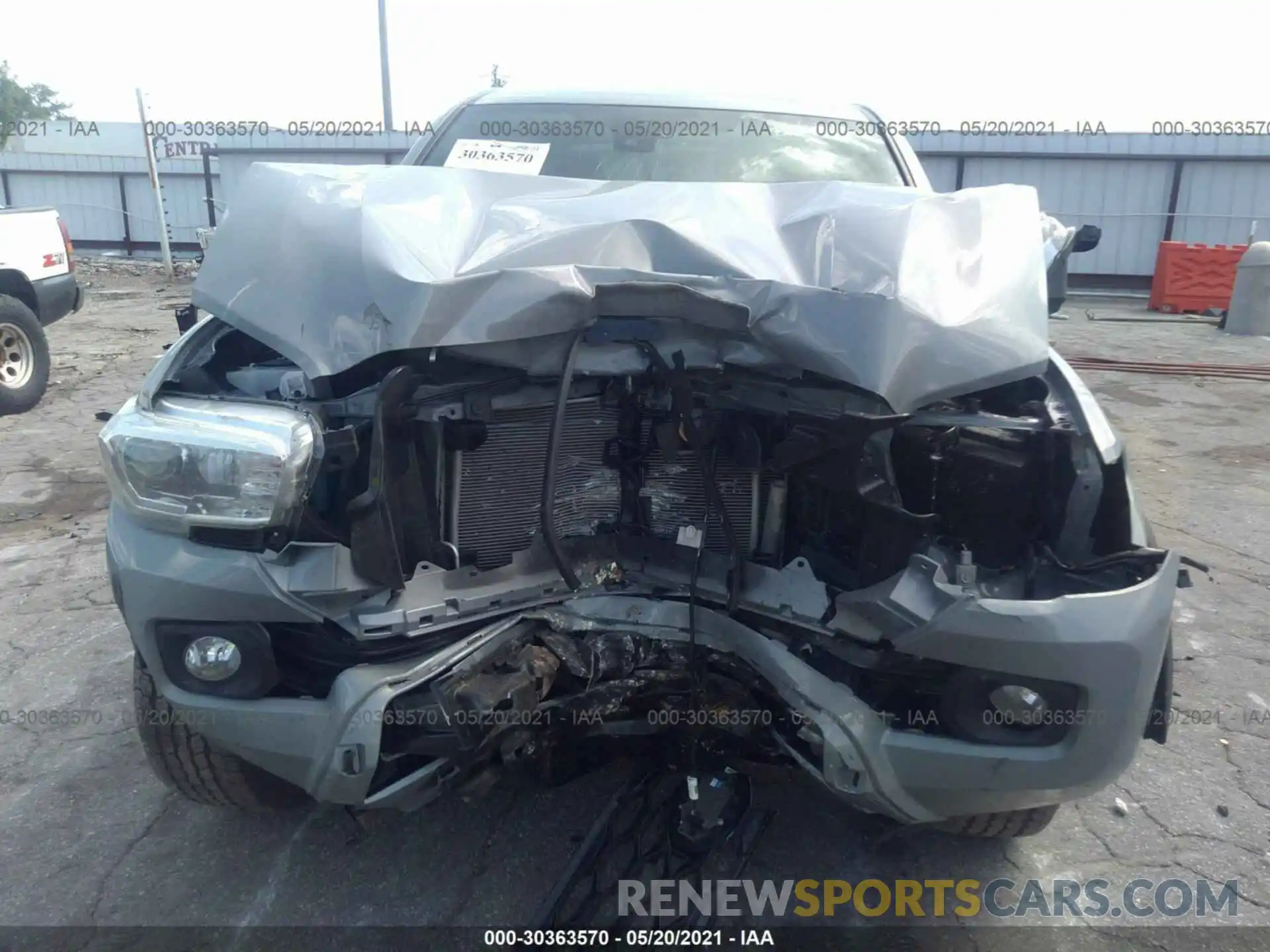 6 Photograph of a damaged car 3TMCZ5AN5MM397315 TOYOTA TACOMA 4WD 2021