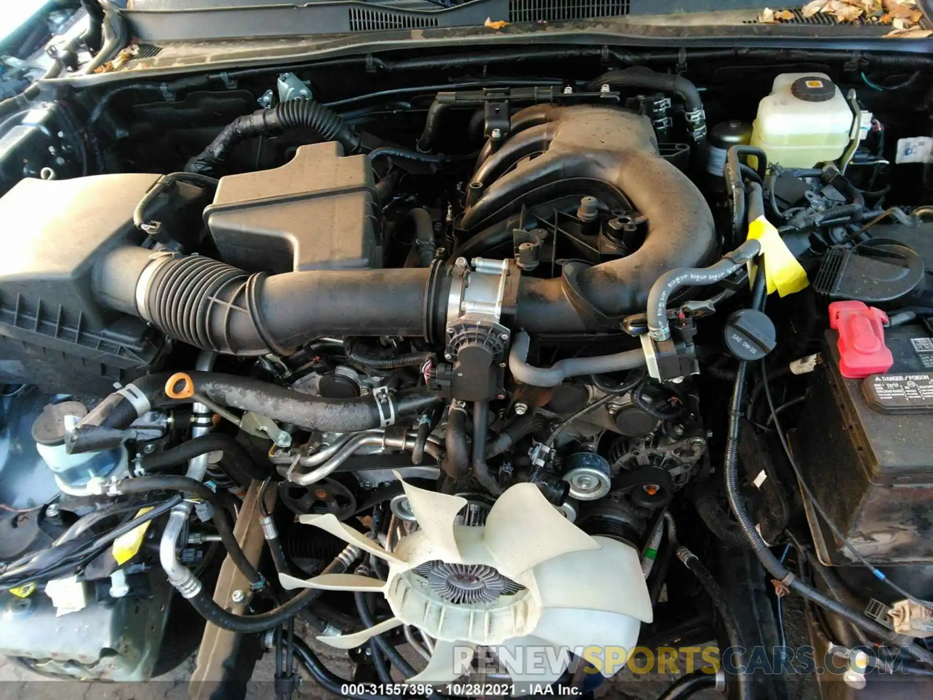 10 Photograph of a damaged car 3TMCZ5AN5MM404800 TOYOTA TACOMA 4WD 2021