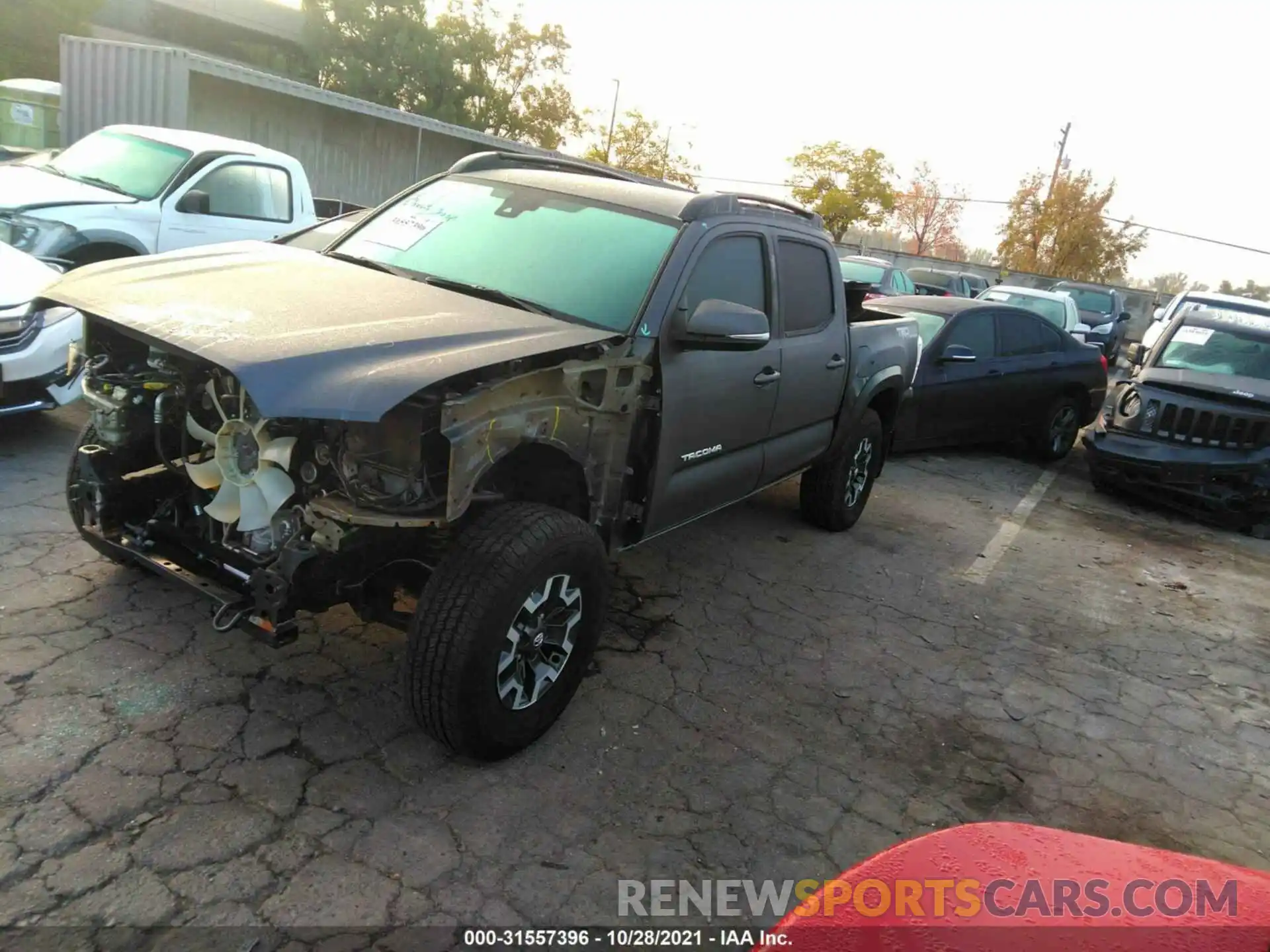 2 Photograph of a damaged car 3TMCZ5AN5MM404800 TOYOTA TACOMA 4WD 2021