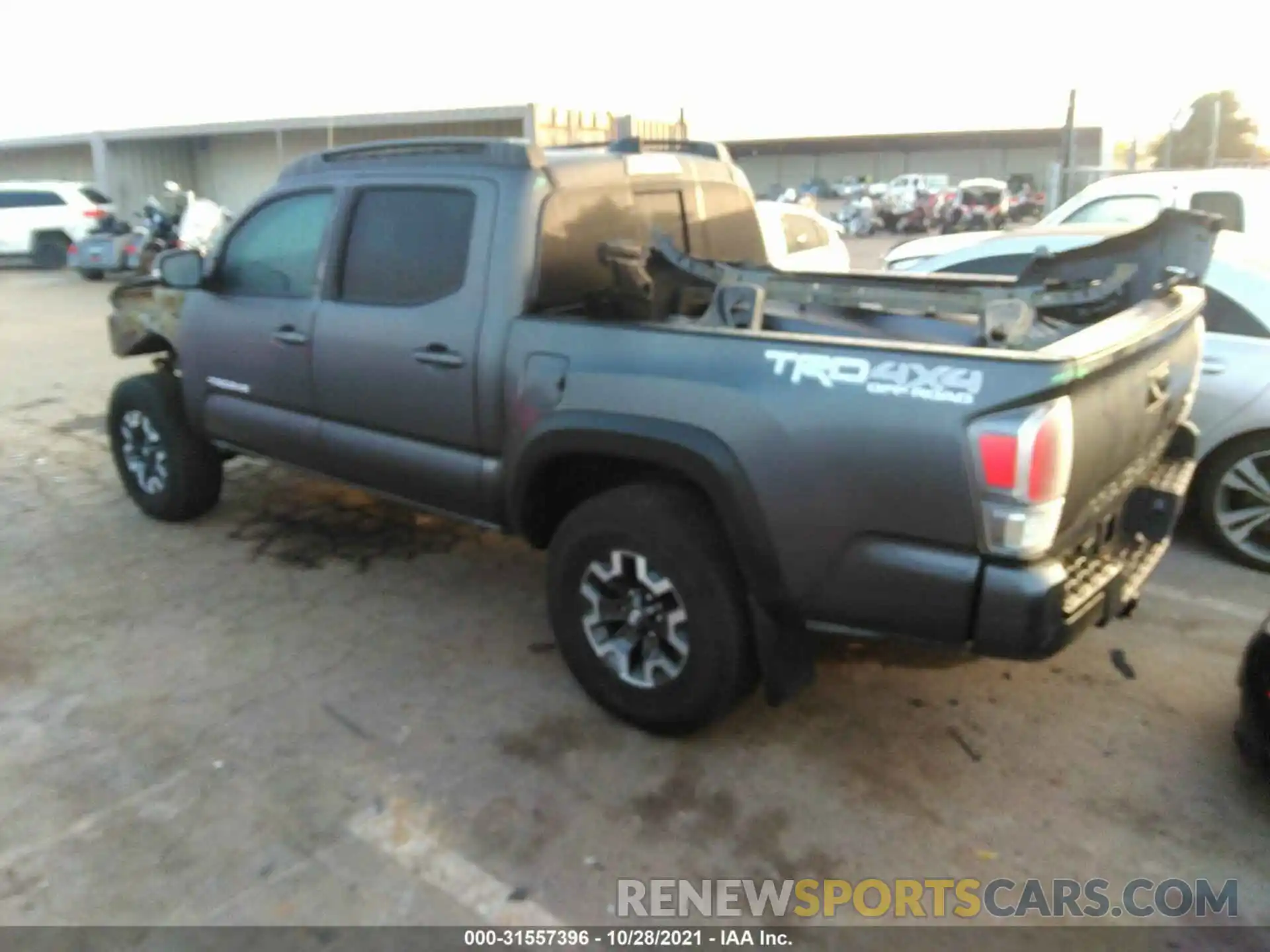 3 Photograph of a damaged car 3TMCZ5AN5MM404800 TOYOTA TACOMA 4WD 2021