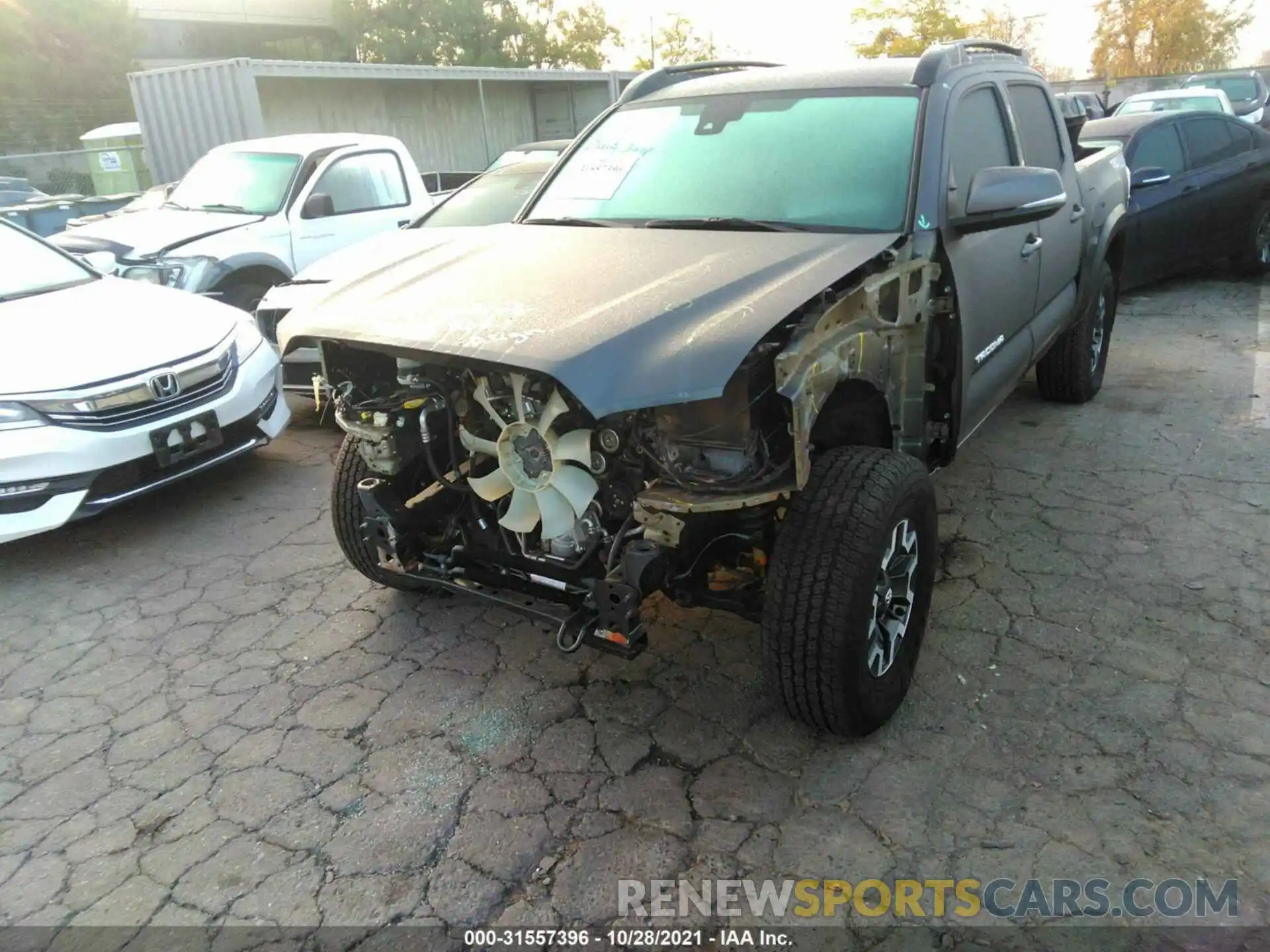 6 Фотография поврежденного автомобиля 3TMCZ5AN5MM404800 TOYOTA TACOMA 4WD 2021