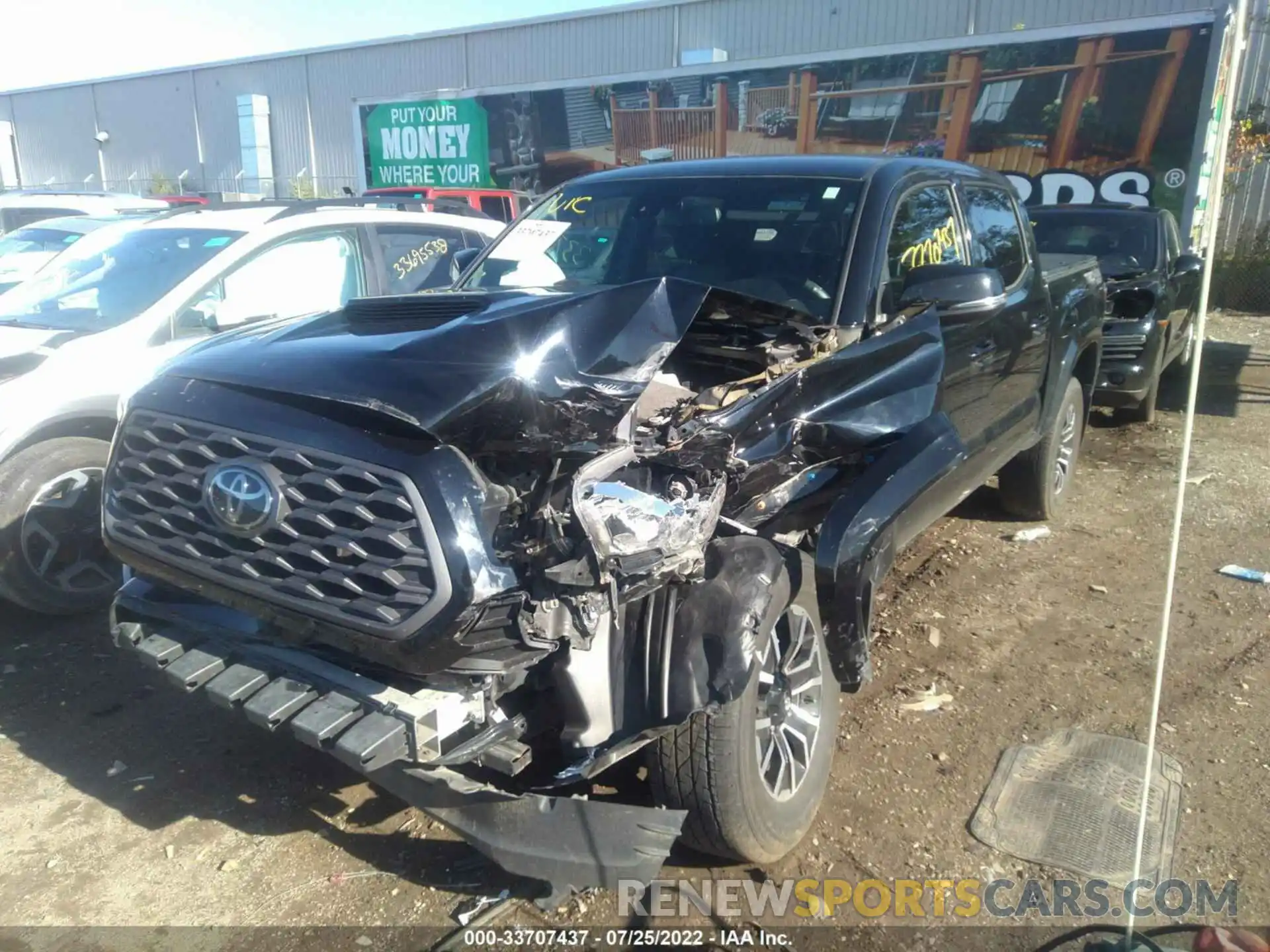 2 Фотография поврежденного автомобиля 3TMCZ5AN5MM411097 TOYOTA TACOMA 4WD 2021