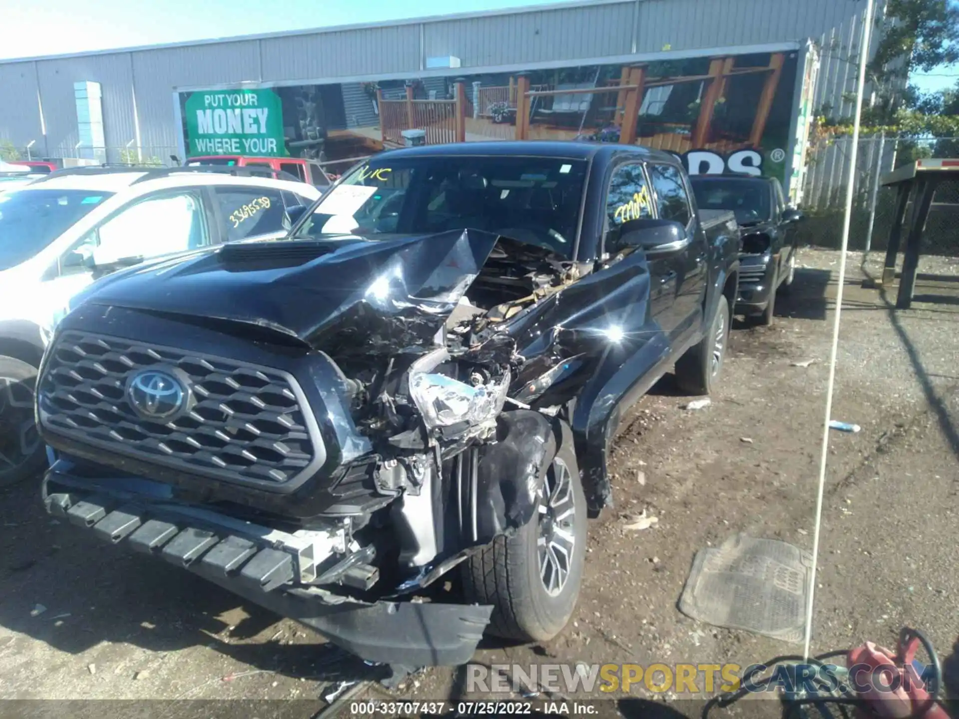 6 Фотография поврежденного автомобиля 3TMCZ5AN5MM411097 TOYOTA TACOMA 4WD 2021