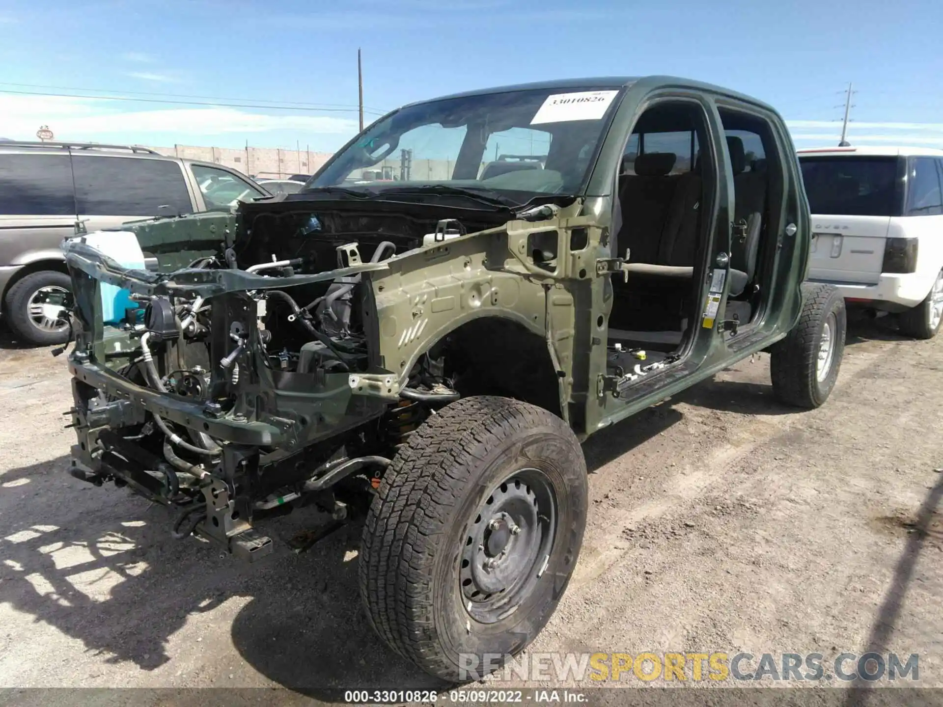 2 Фотография поврежденного автомобиля 3TMCZ5AN5MM414307 TOYOTA TACOMA 4WD 2021